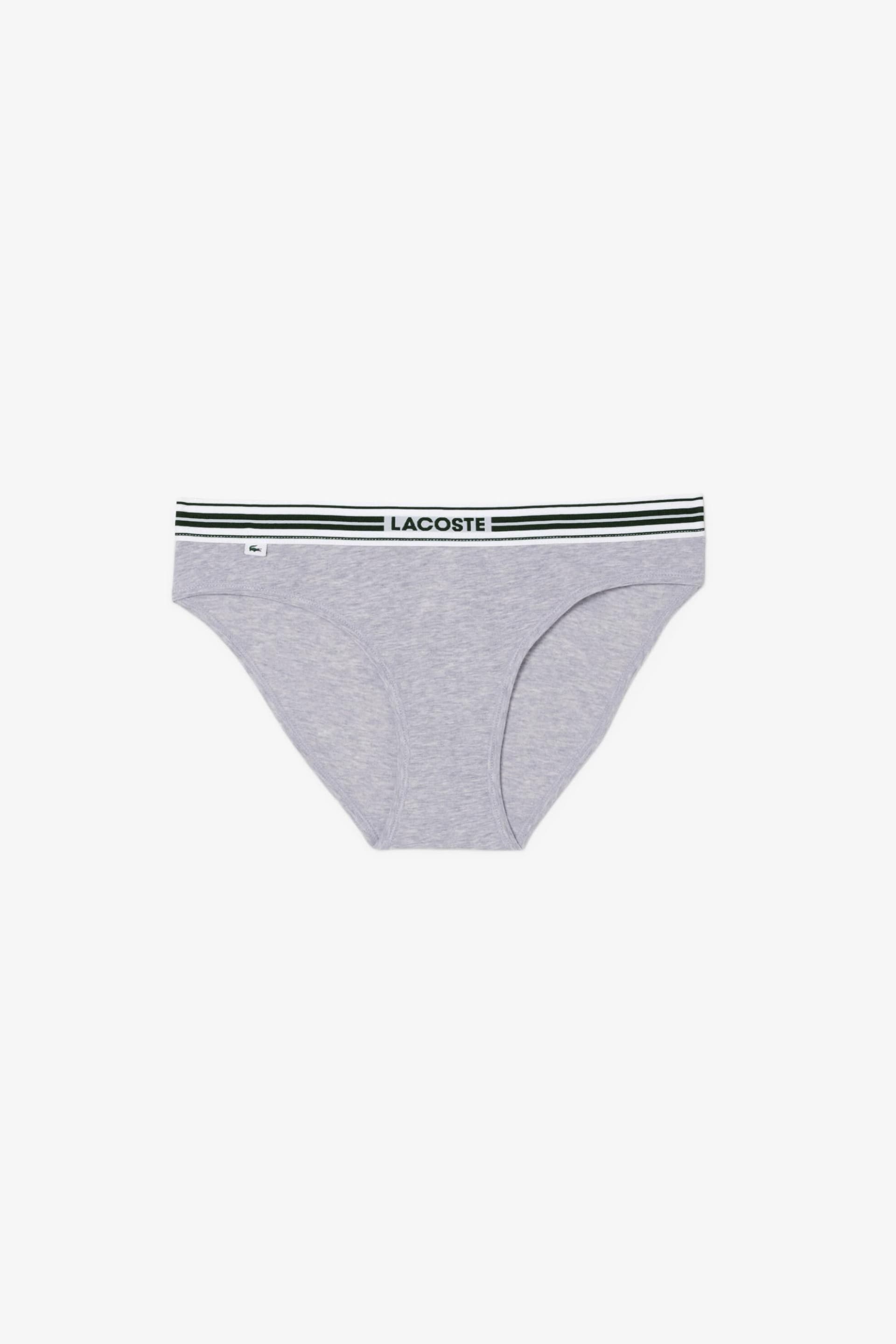 Lacoste γυναικείο εσώρουχο brief με contrast μέση και λογότυπο
