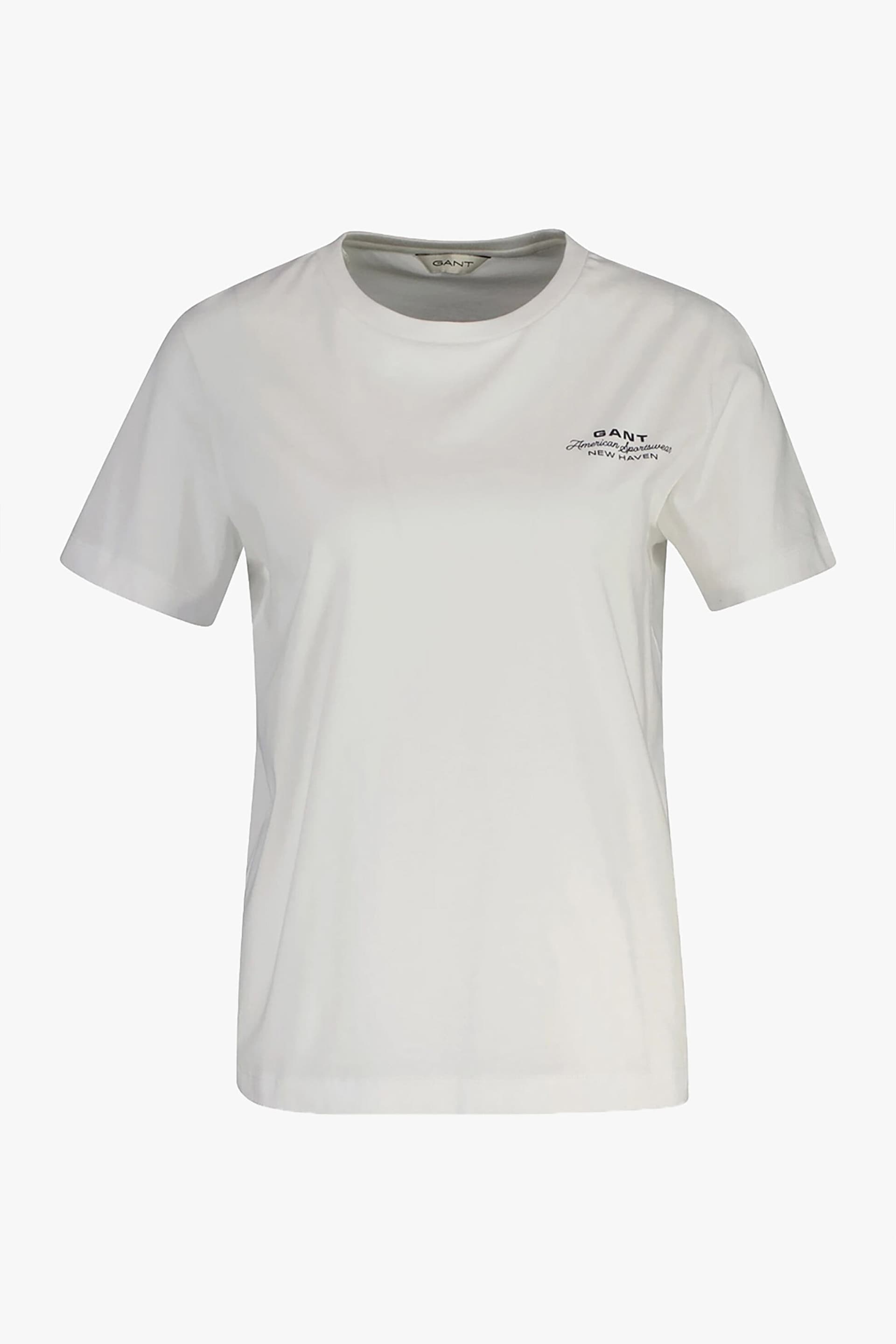 Gant γυναικείο T-shirt με logo print Regular Fit