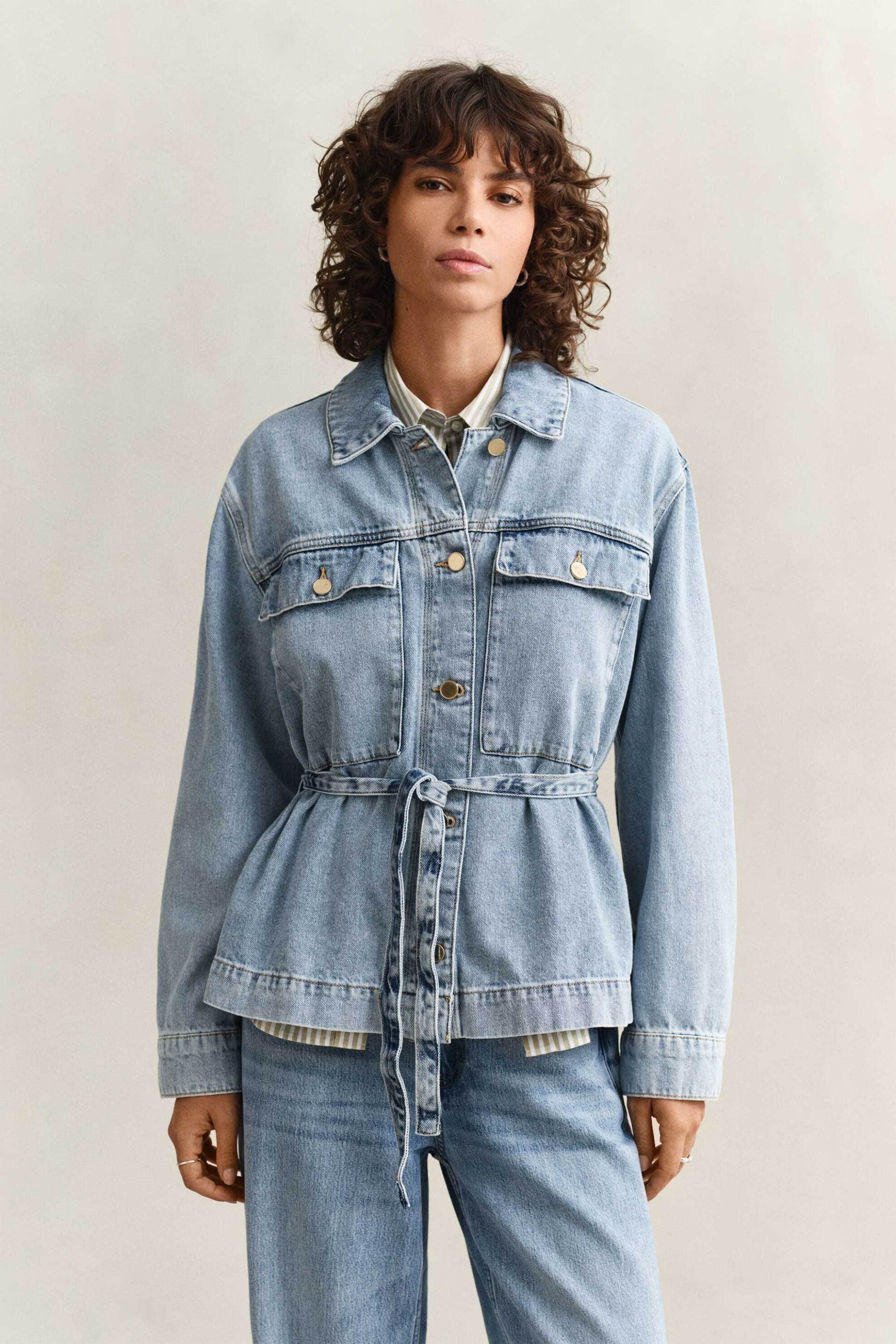 Gant γυναικείο denim jacket Relaxed Fit