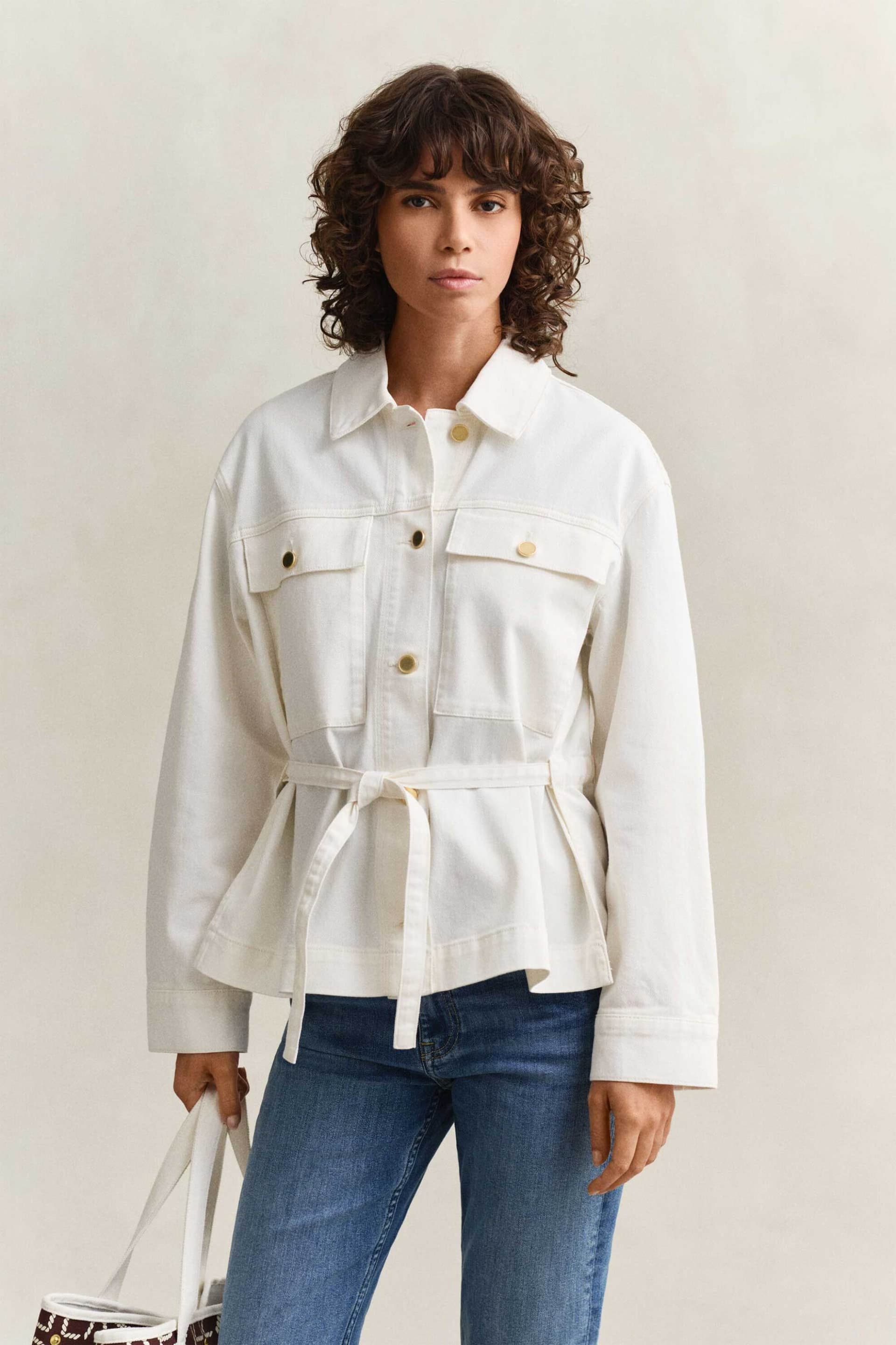 Gant γυναικείο denim jacket Relaxed Fit