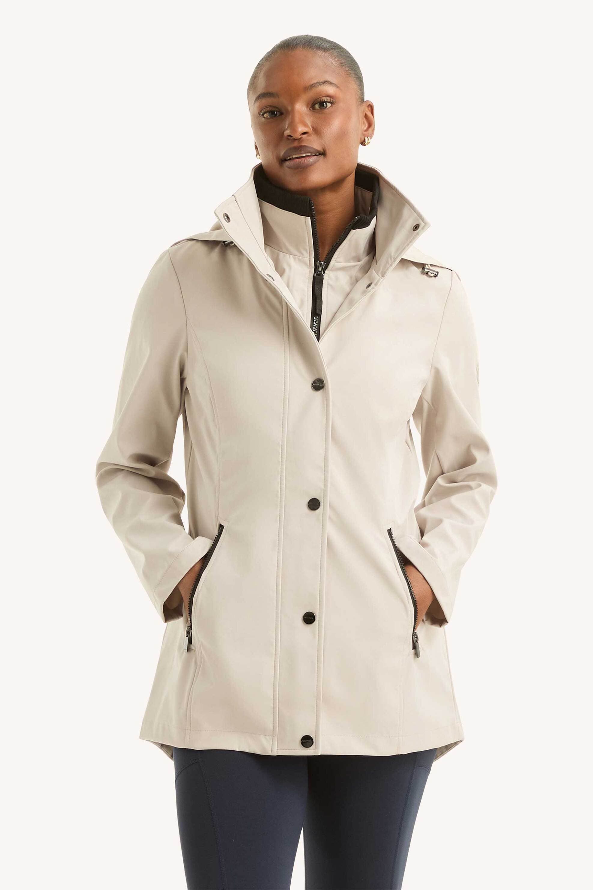 Nautica γυναικείο αδιάβροχο μπουφάν με κουκούλα Classic Fit