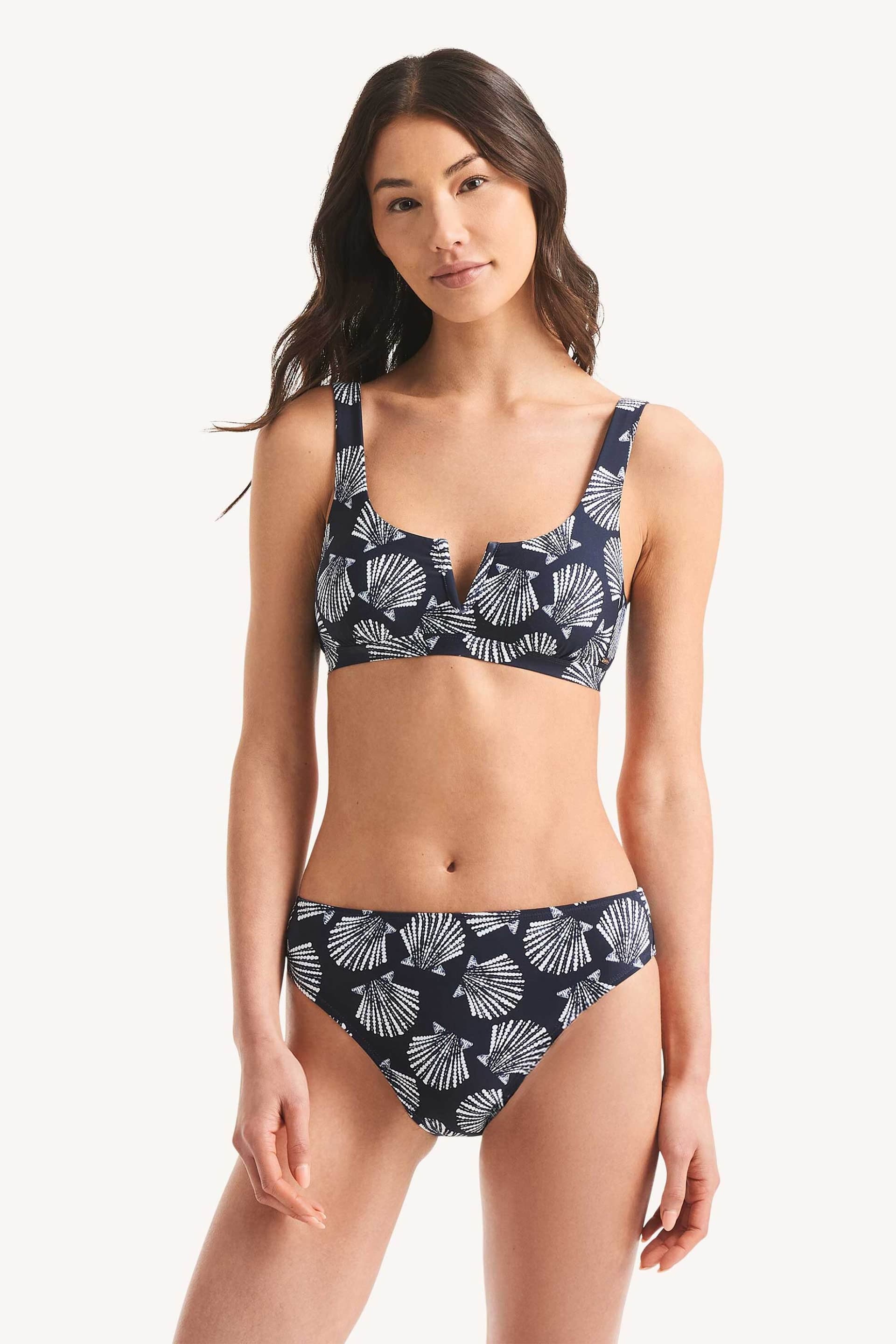 Nautica γυναικείο μαγιό μπικίνι τοπ με με all-over seashell print