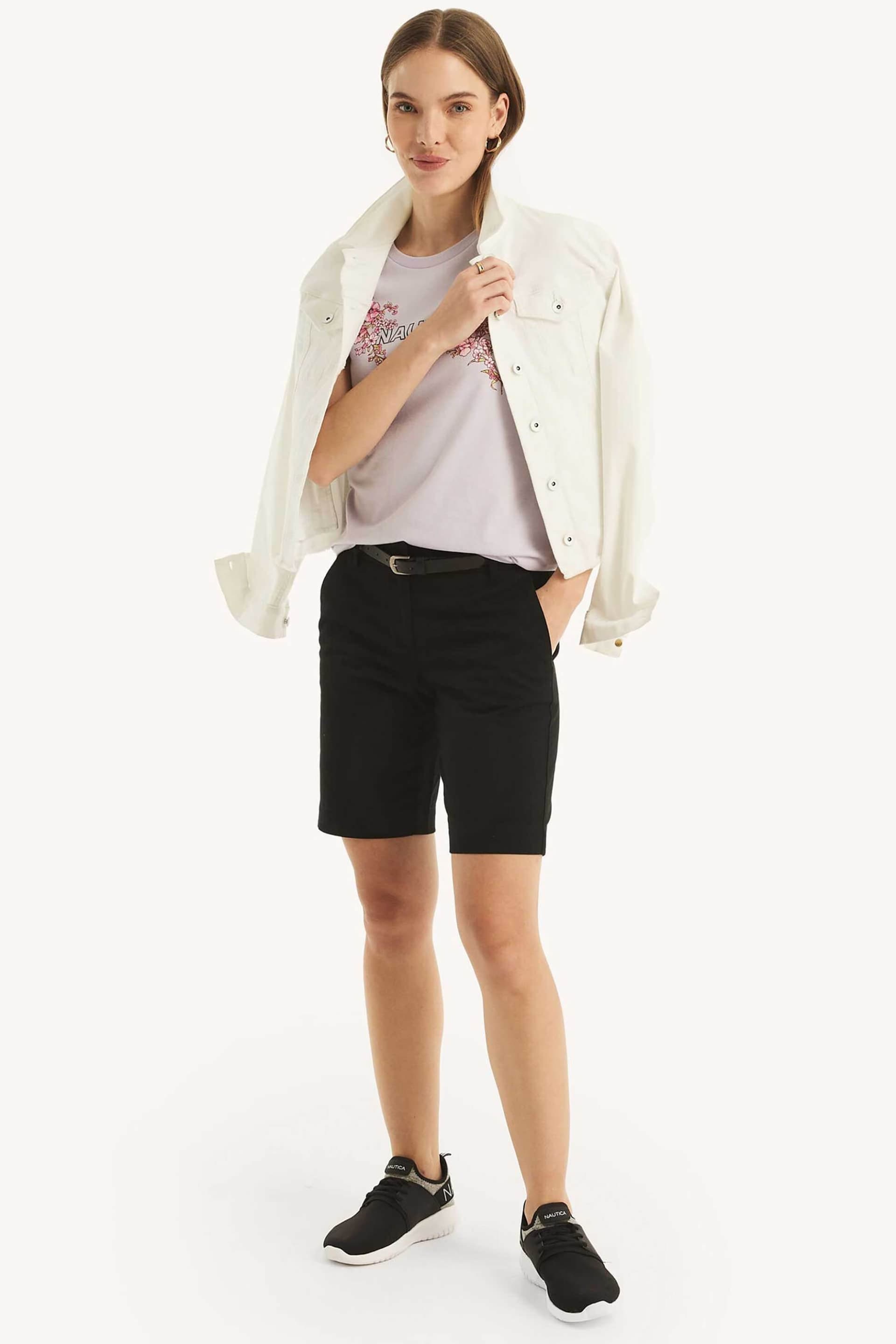 Nautica γυναικεία βερμούδα chino Classic Fit