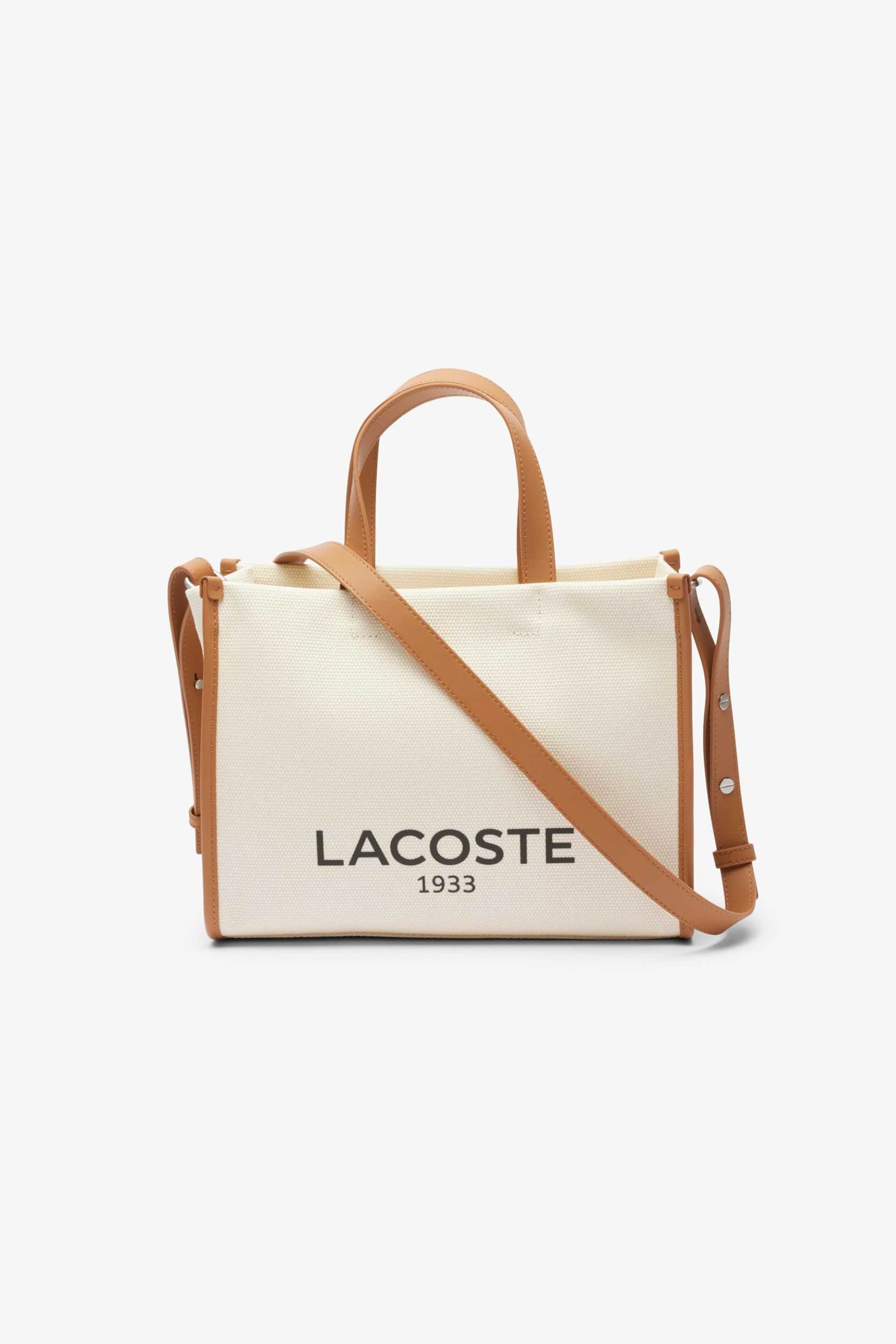 Lacoste γυναικεία τσάντα tote canvas με λογότυπο "Small Heritage" | ONE SIZE