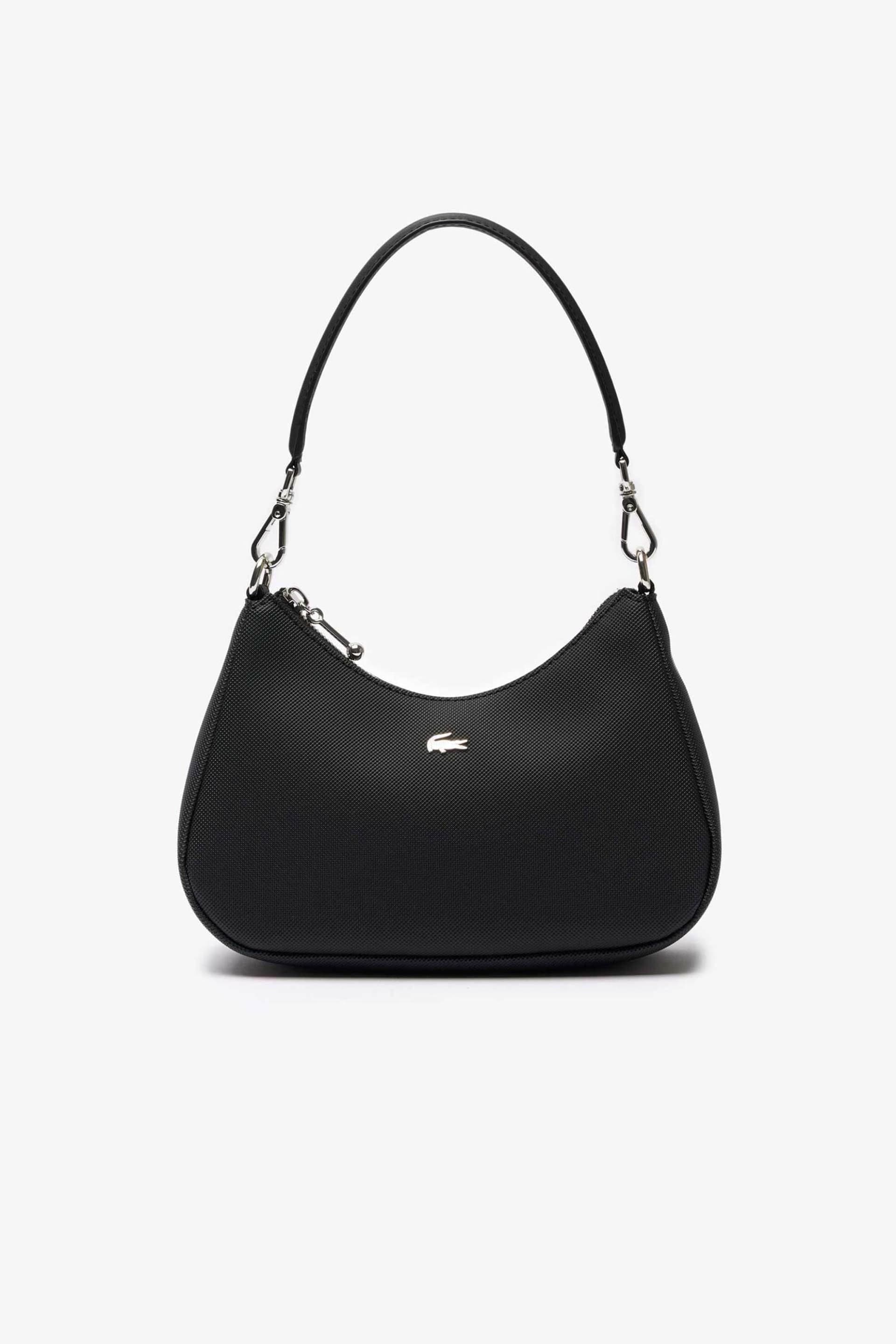 Lacoste γυναικεία τσάντα ώμου πικέ με μεταλλικό logo "Daily City"