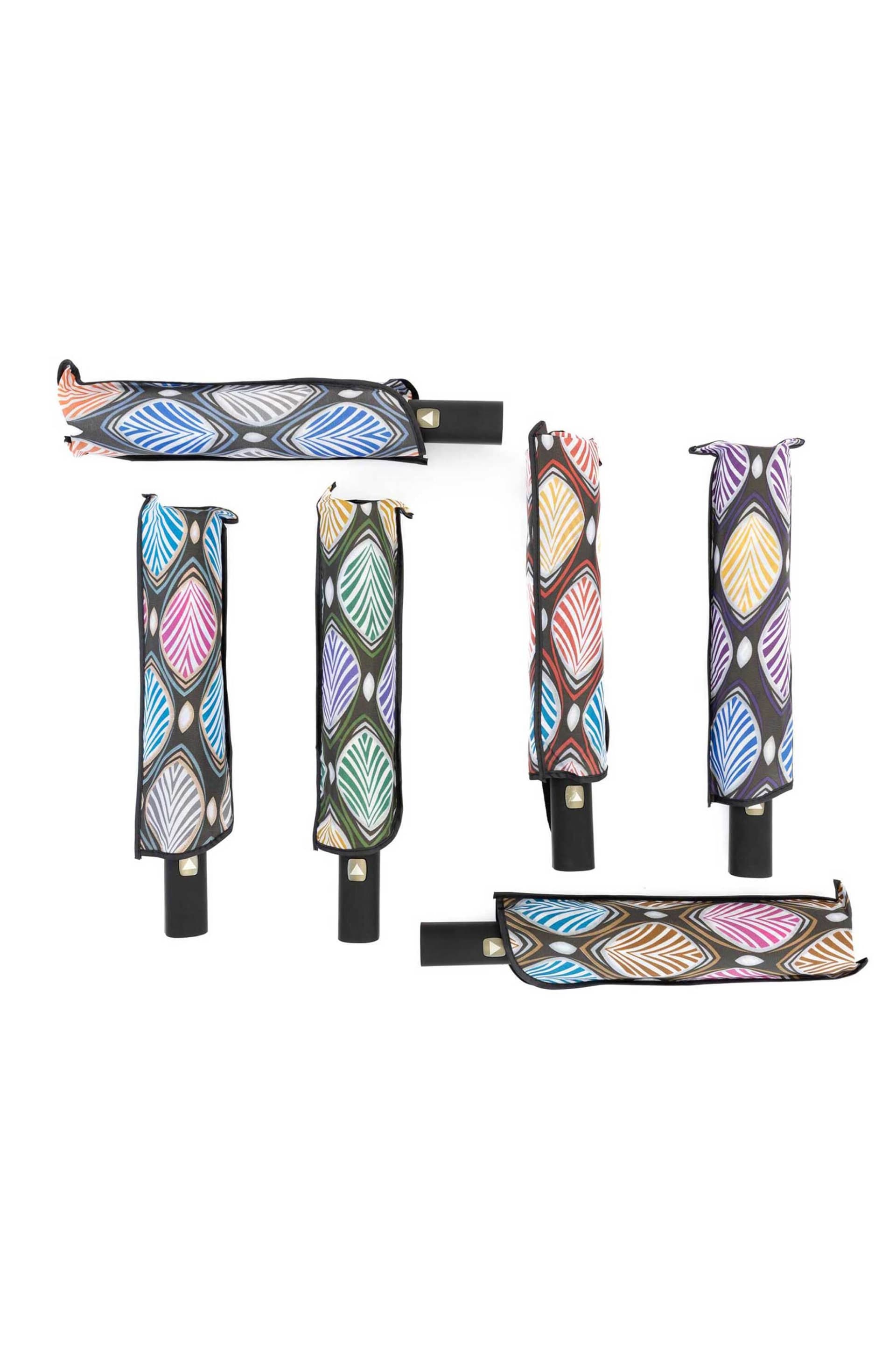 Iris Ombrelli γυναικεία ομπρέλα βροχής αυτόματη αντιανεμική με σχέδιο "SuperMini"