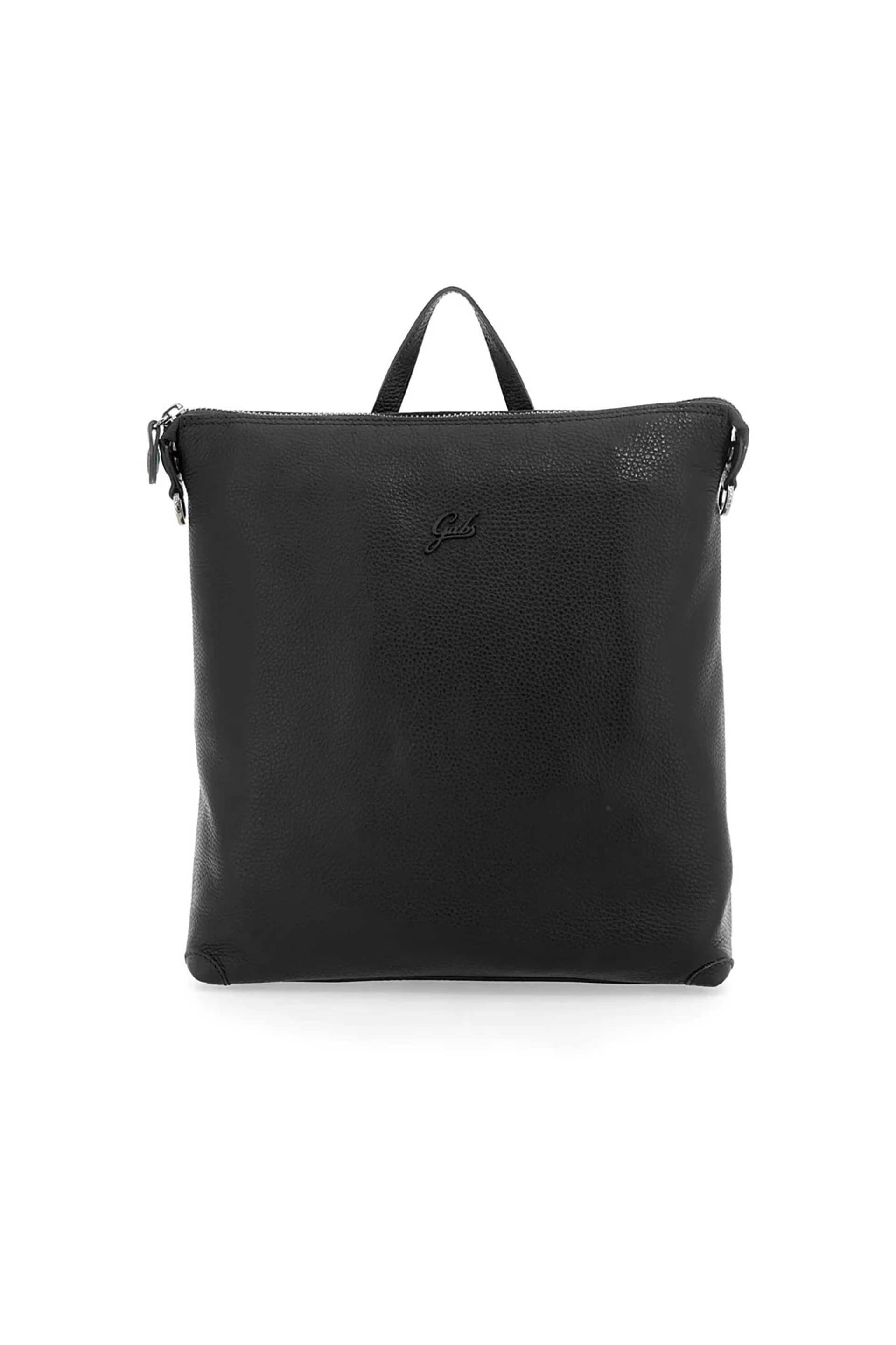 Gabs γυναικείο δερμάτινο backpack μονόχρωμο με μεταλλικό λογότυπο "Lolita M"