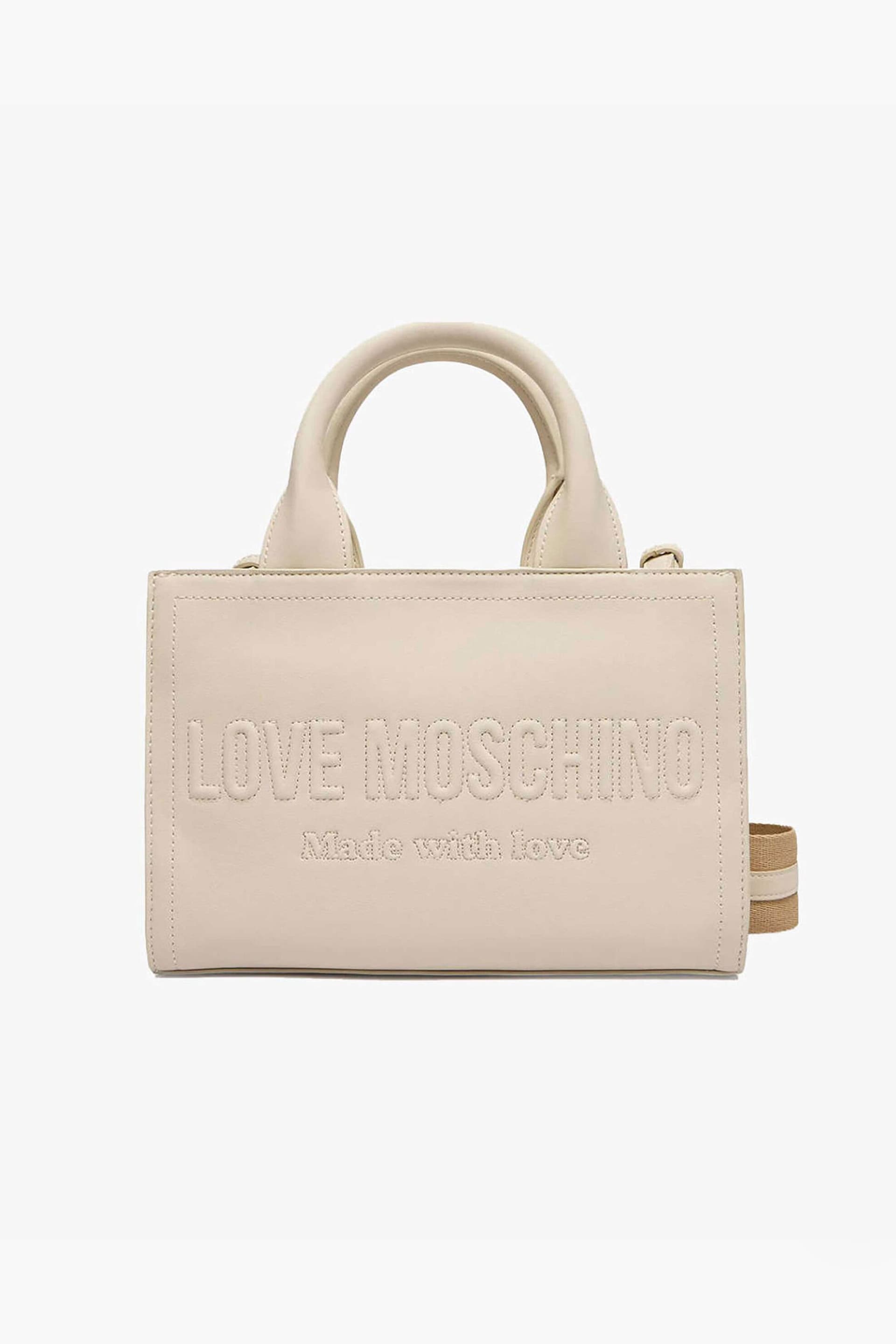 Love Moschino γυναικεία τσάντα χειρός με ανάγλυφο λογότυπο | ONE SIZE
