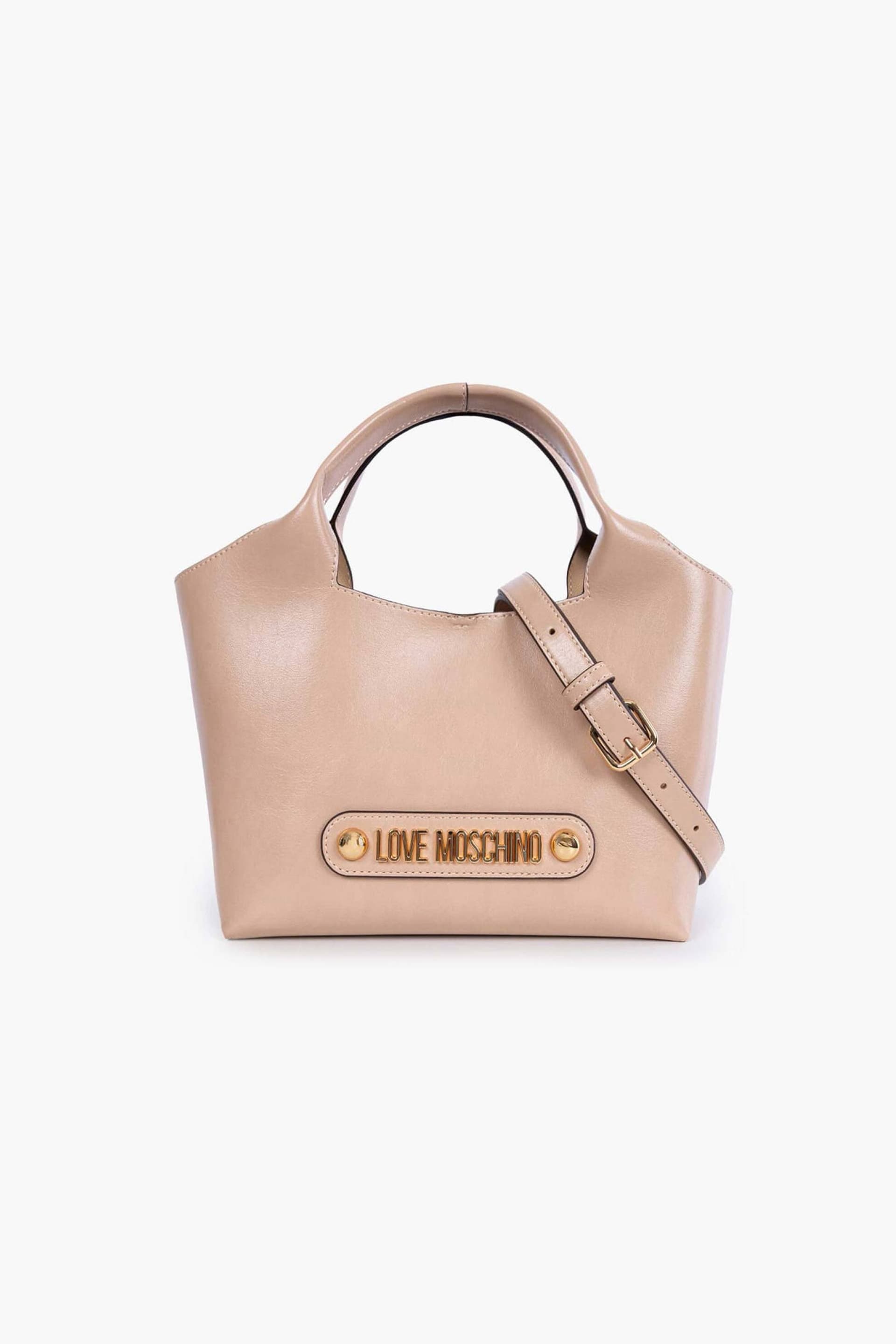 Love Moschino γυναικεία τσάντα χειρός με μεταλλικό λογότυπο | ONE SIZE