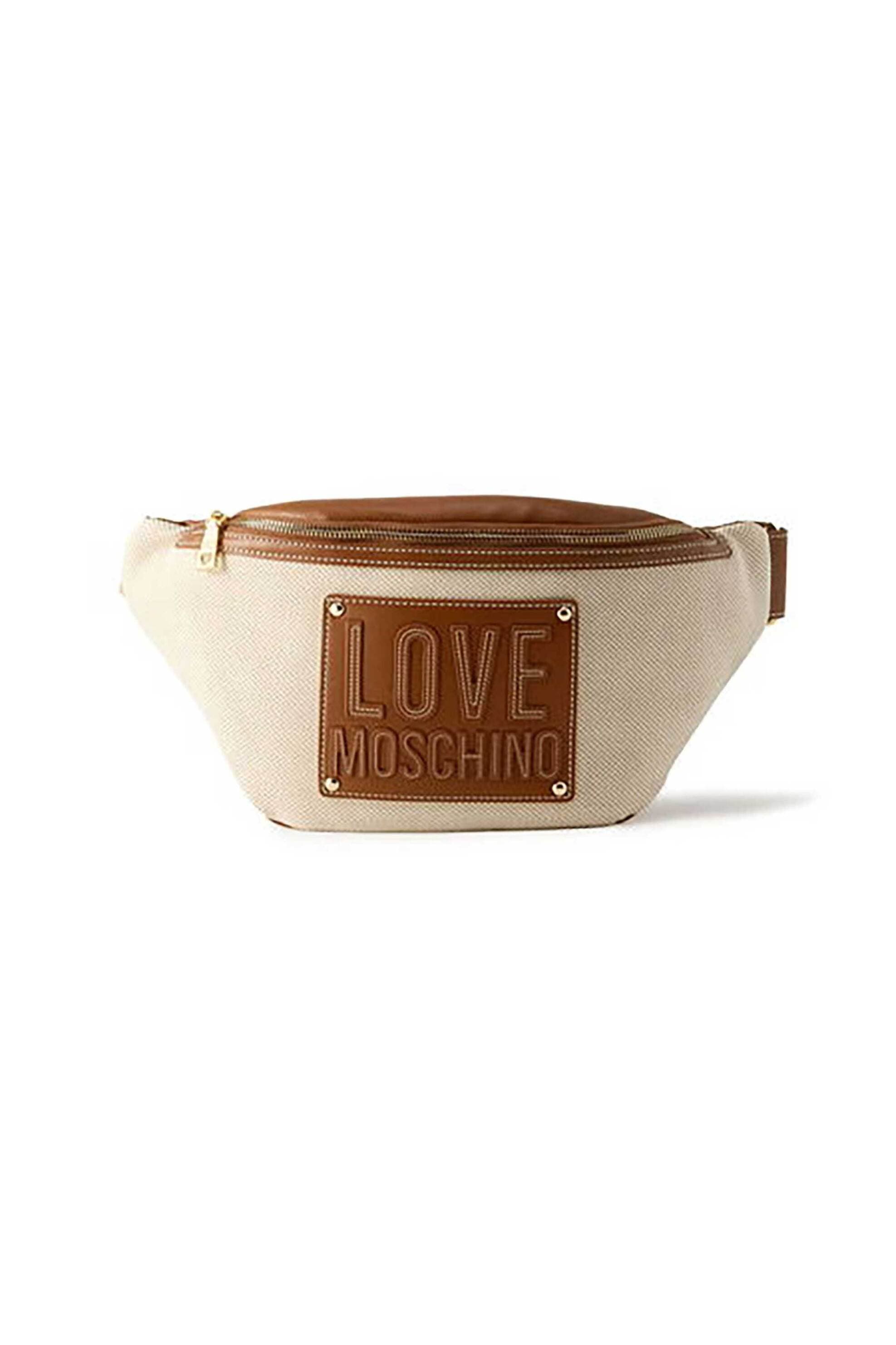 Love Moschino γυναικεία τσάντα μέσης με logo patch | ONE SIZE