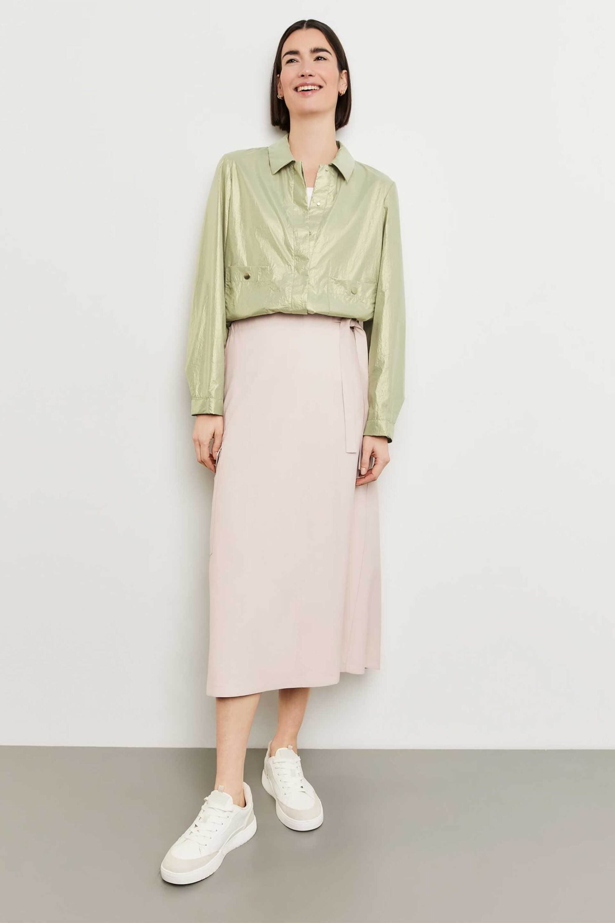 Gerry Weber γυναικεία midi φούστα κρουαζέ με flap τσέπη A-line | 44