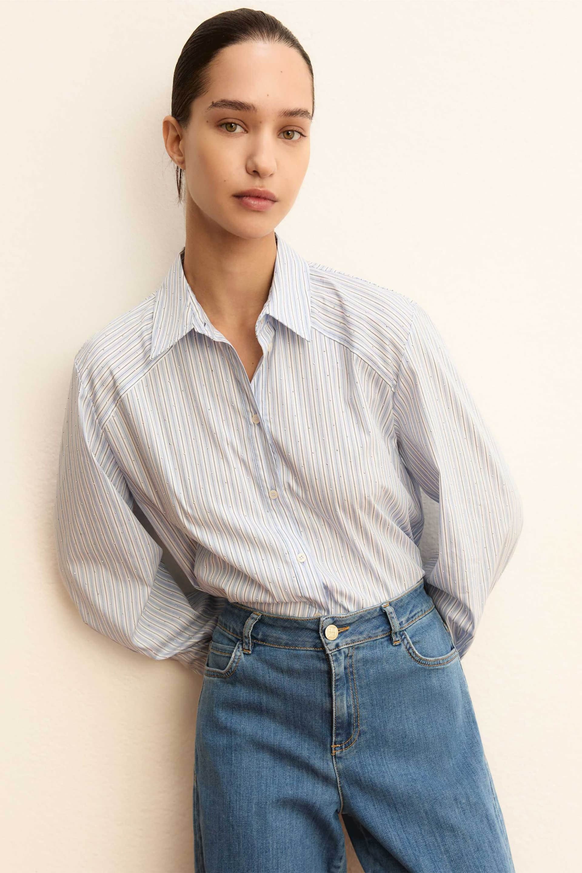 Emme by Marella γυναικείο πουκάμισο ριγέ "Emmliuti"