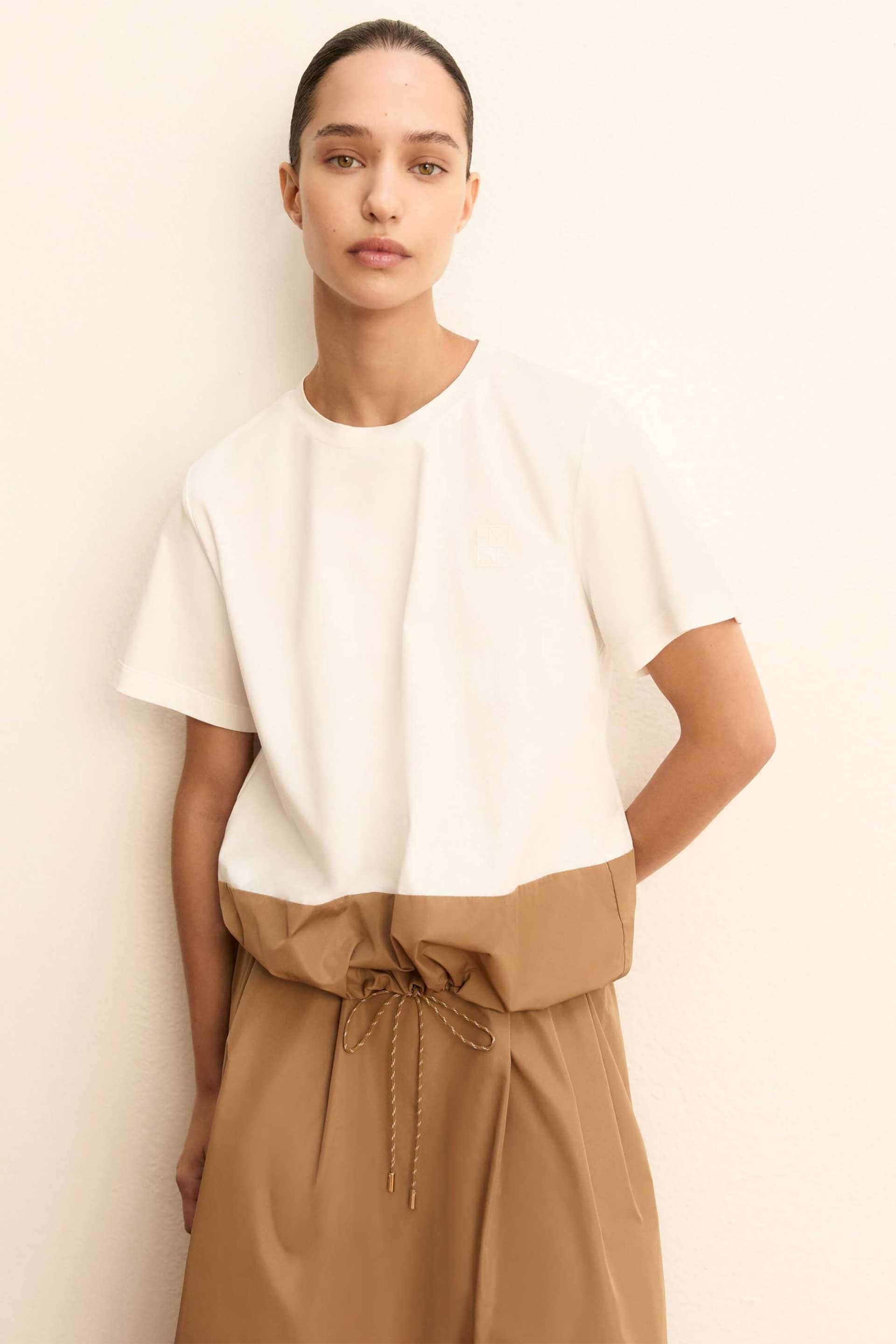 Emme by Marella γυναικεία μπλούζα με ύφασμα ταφτά "Emmzorro"