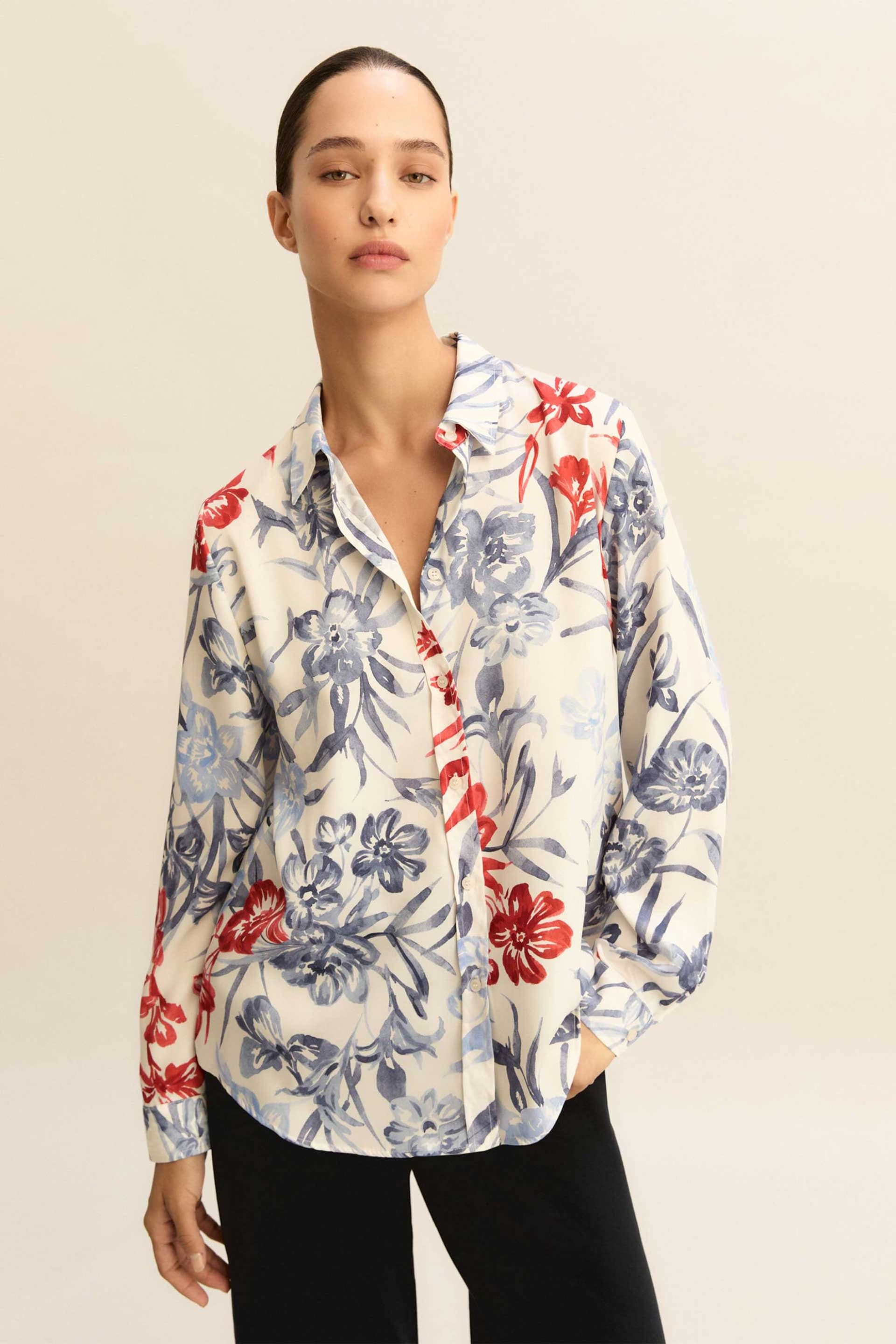 Emme by Marella γυναικείο πουκάμισο με all-over print "Emmangel"