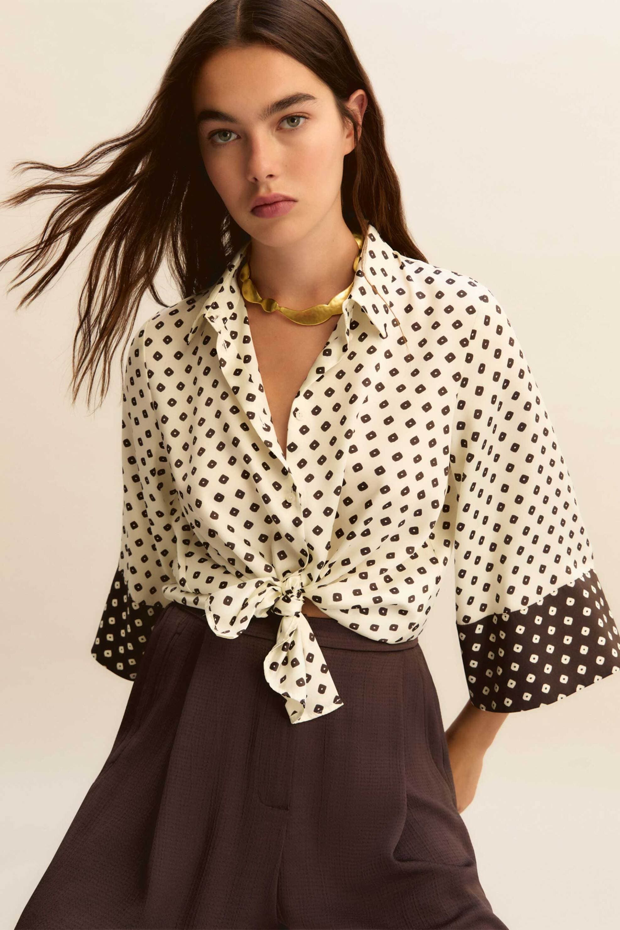 Emme by Marella γυναικείο πουκάμισο με all-over print "Emmsevero"