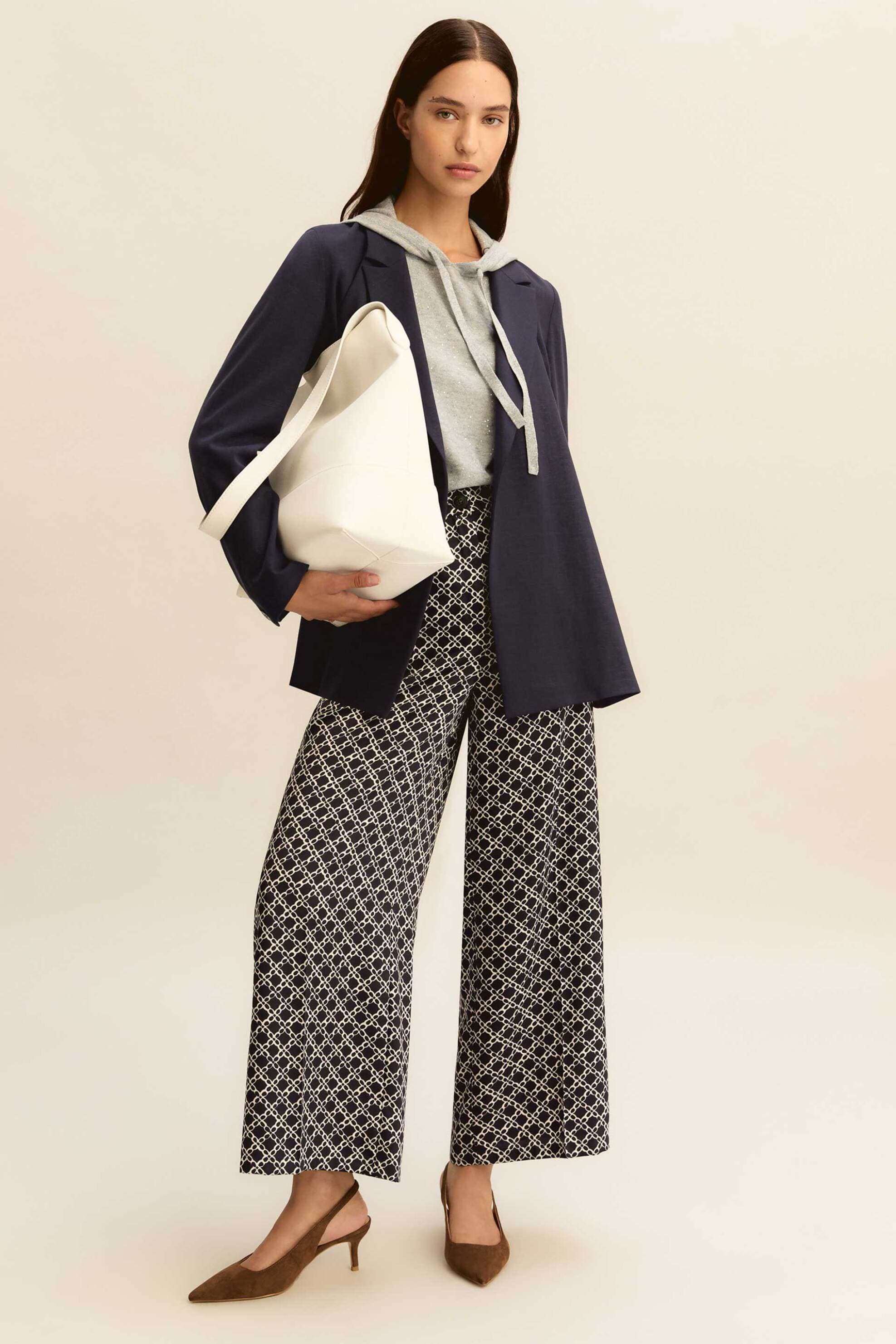 Emme by Marella γυναικείο παντελόνι εμπριμέ "Emmcaraffa"