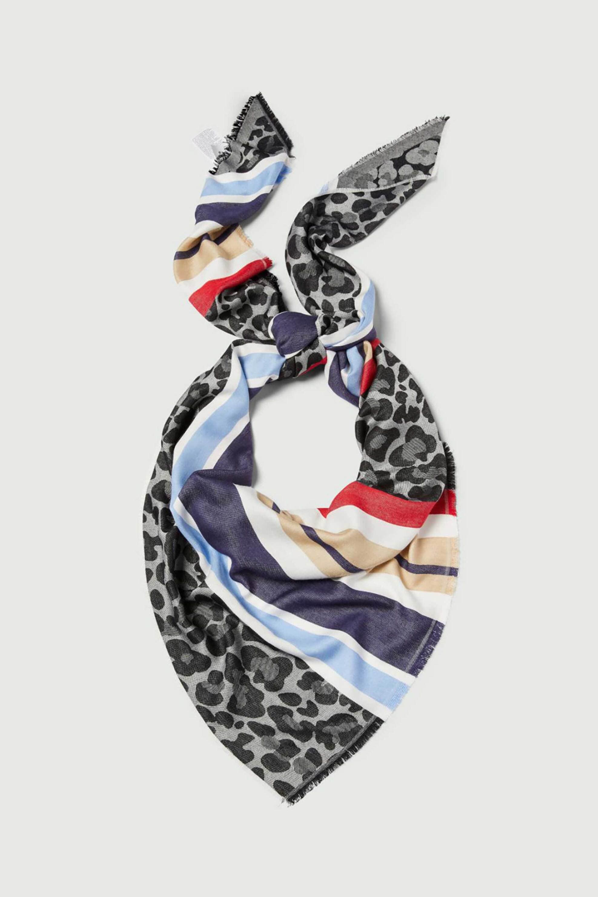 Emme by Marella γυναικείο φουλάρι με print "Emmcorsaro"