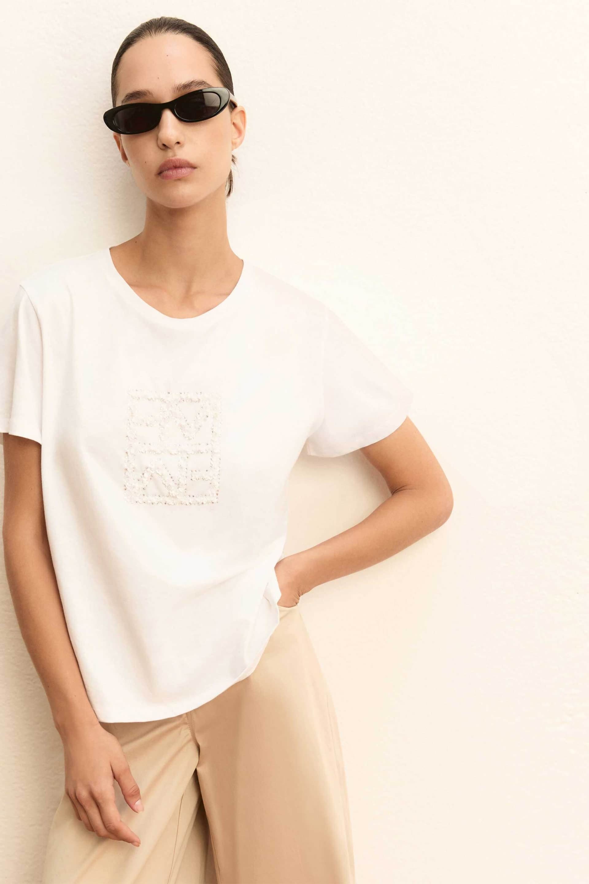 Emme by Marella γυναικείο Τ-shirt με παγιέτα "Emmtema"