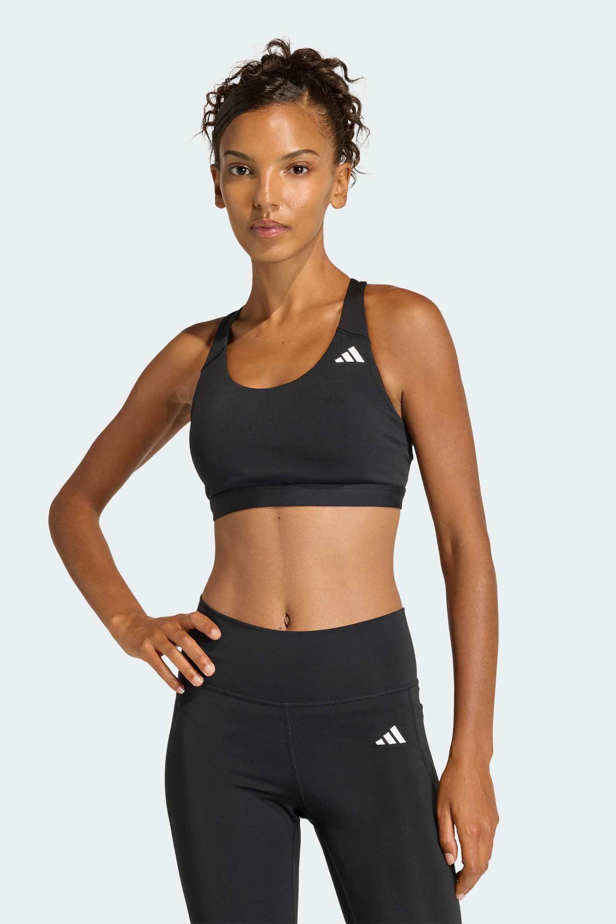 Adidas γυναικείο αθλητικό μπουστάκι με λογότυπο "Optime Essentials"