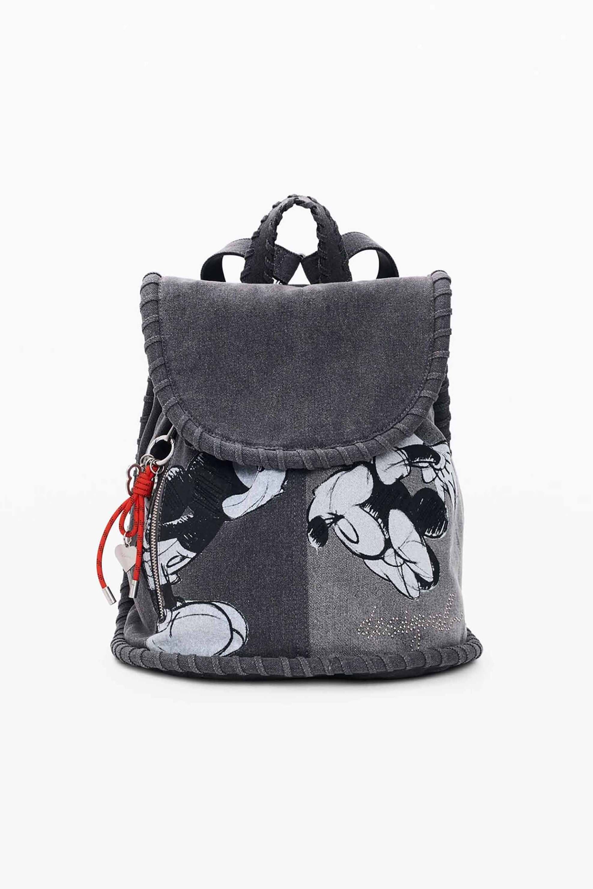 Desigual γυναικείο denim backpack με print "Mickey Mouse™" | ONE SIZE
