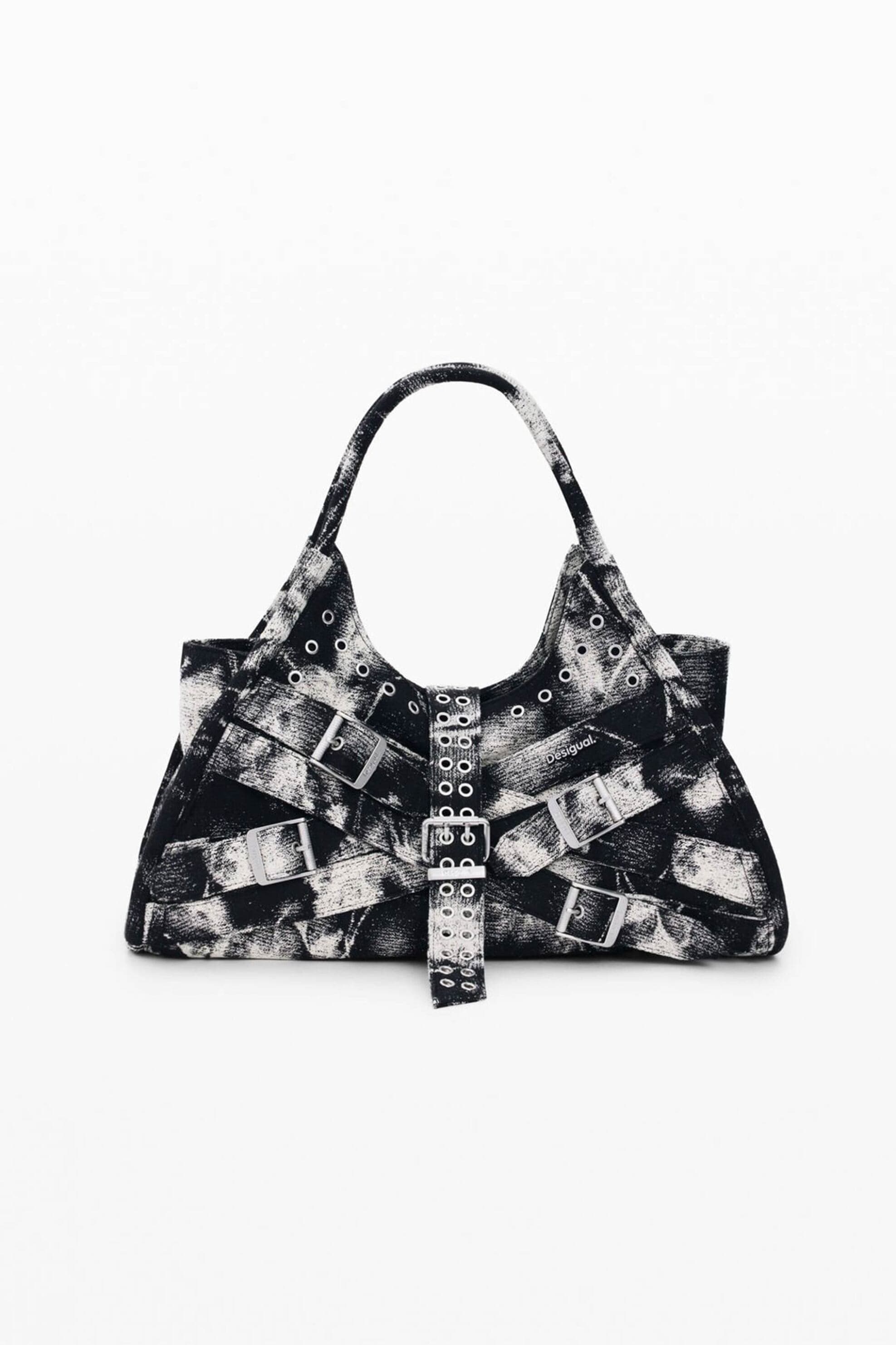 Desigual γυναικεία τσάντα ώμου με αγκράφες "Uranio" | ONE SIZE