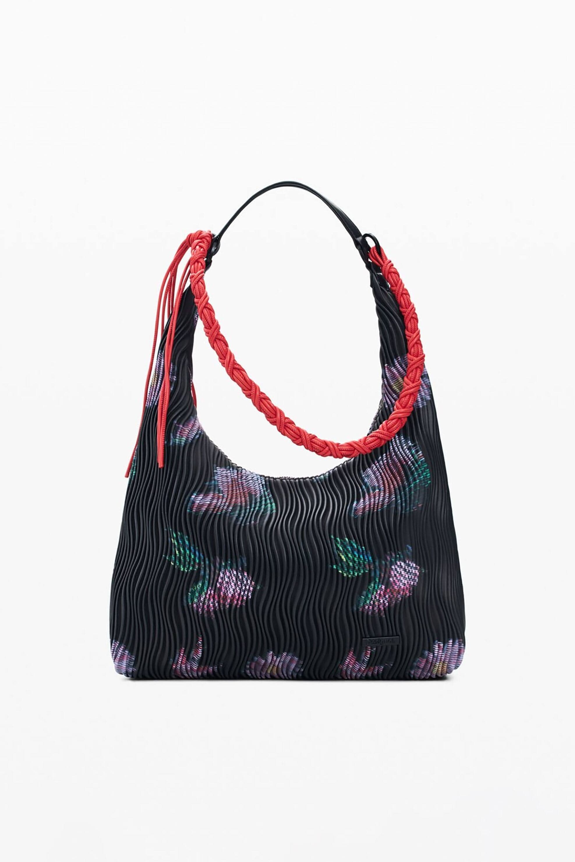 Desigual γυναικεία τσάντα ώμου με δερμάτινη όψη και ανάγλυφη υφή "Samara" | ONE SIZE