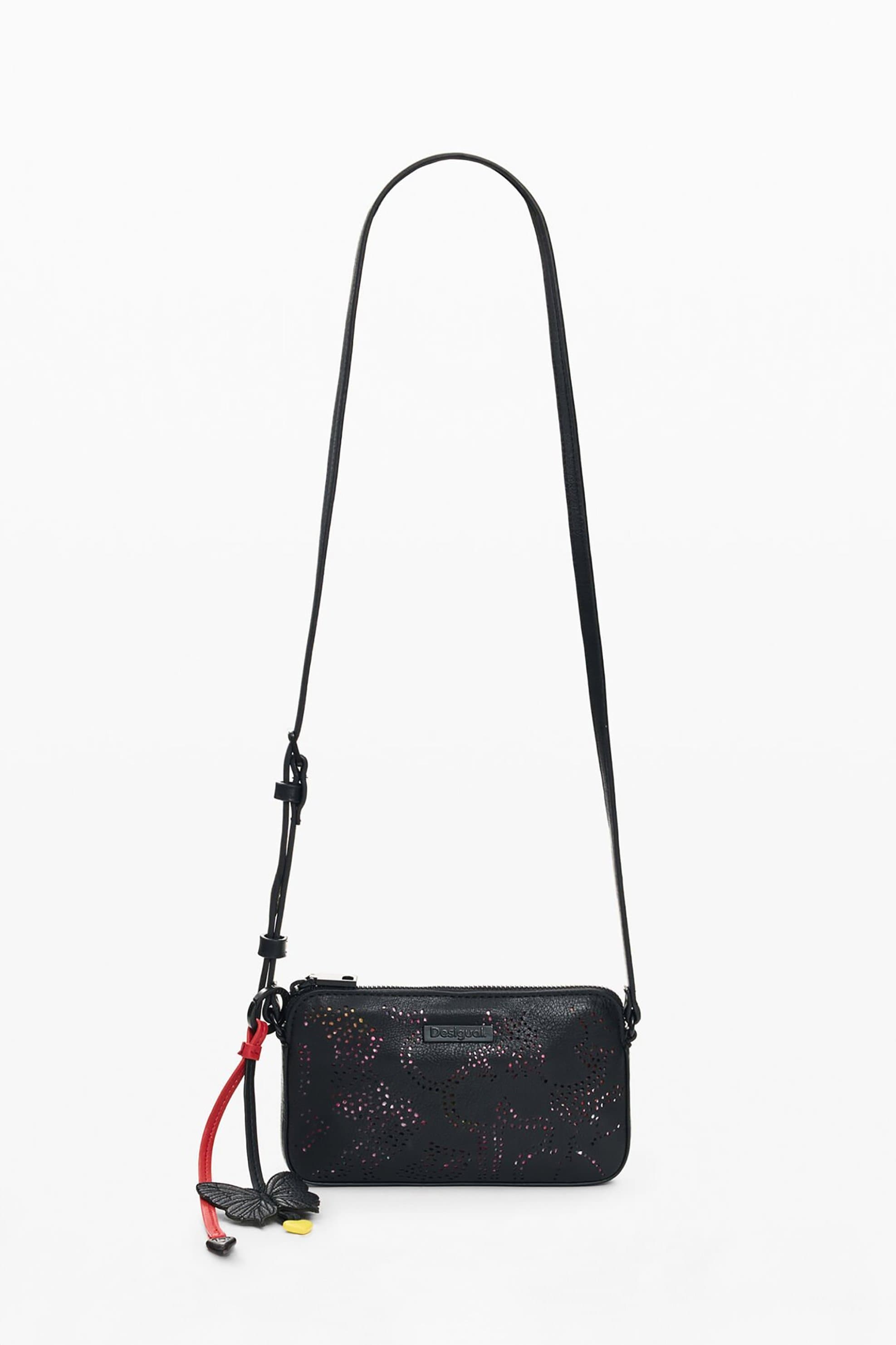 Desigual γυναικεία τσάντα crossbody με διάτρητο σχέδιο "Paladio" | ONE SIZE