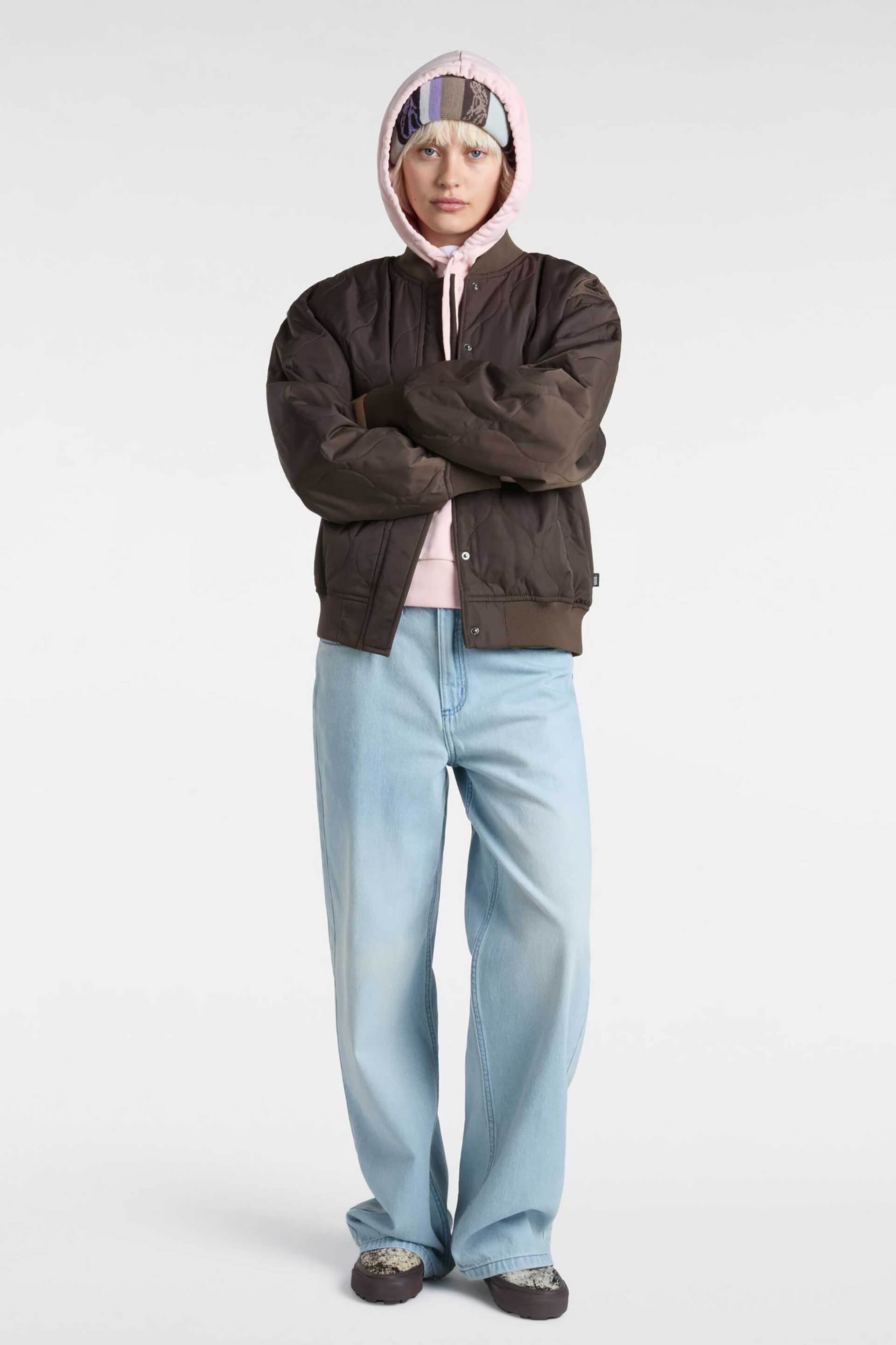 Vans γυναικείο τζιν παντελόνι πεντάτσεπο Loose Fit "Sirelle Puddle" | 27