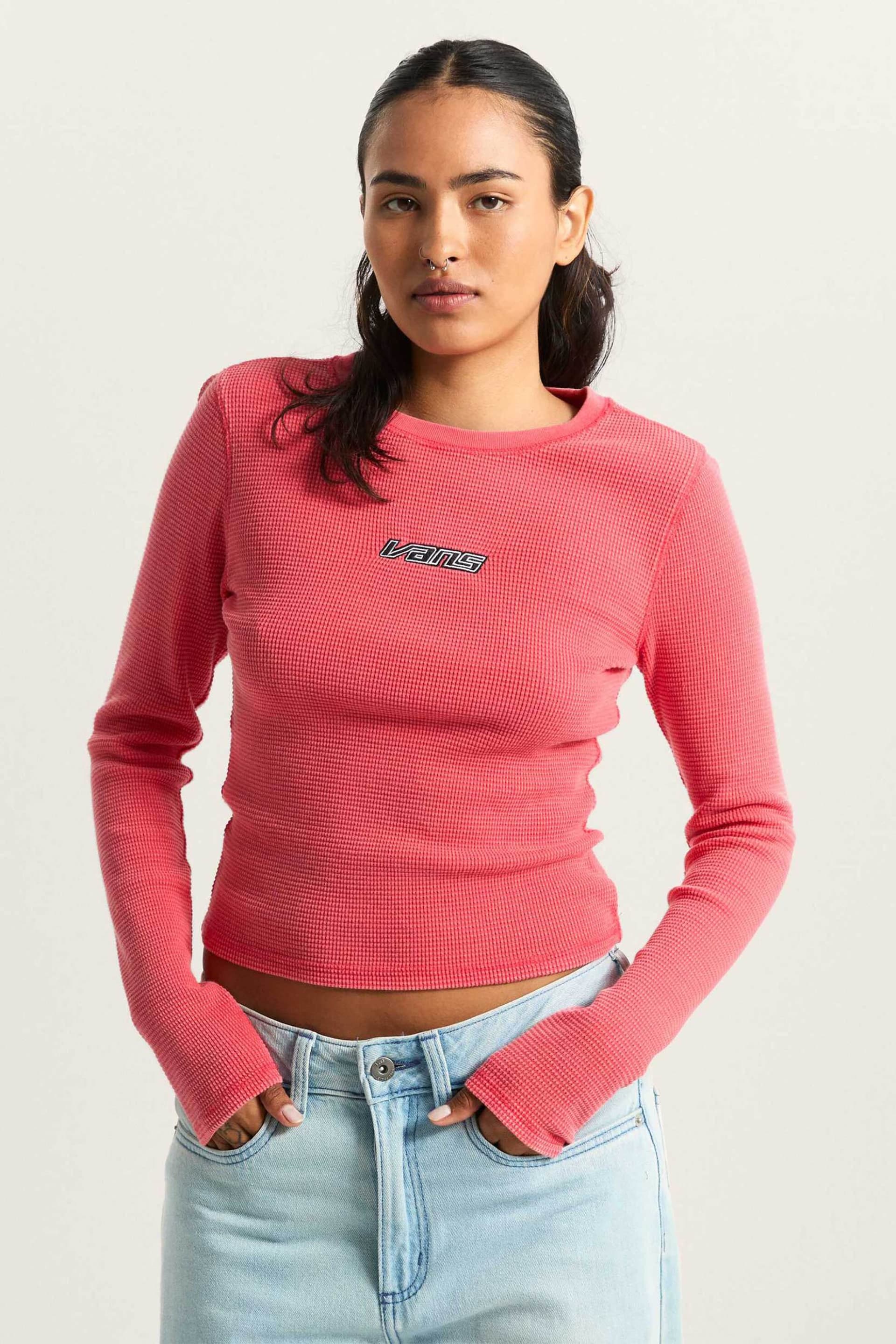 Vans γυναικεία μπλούζα cropped Standard Fit "Teri Waffle"
