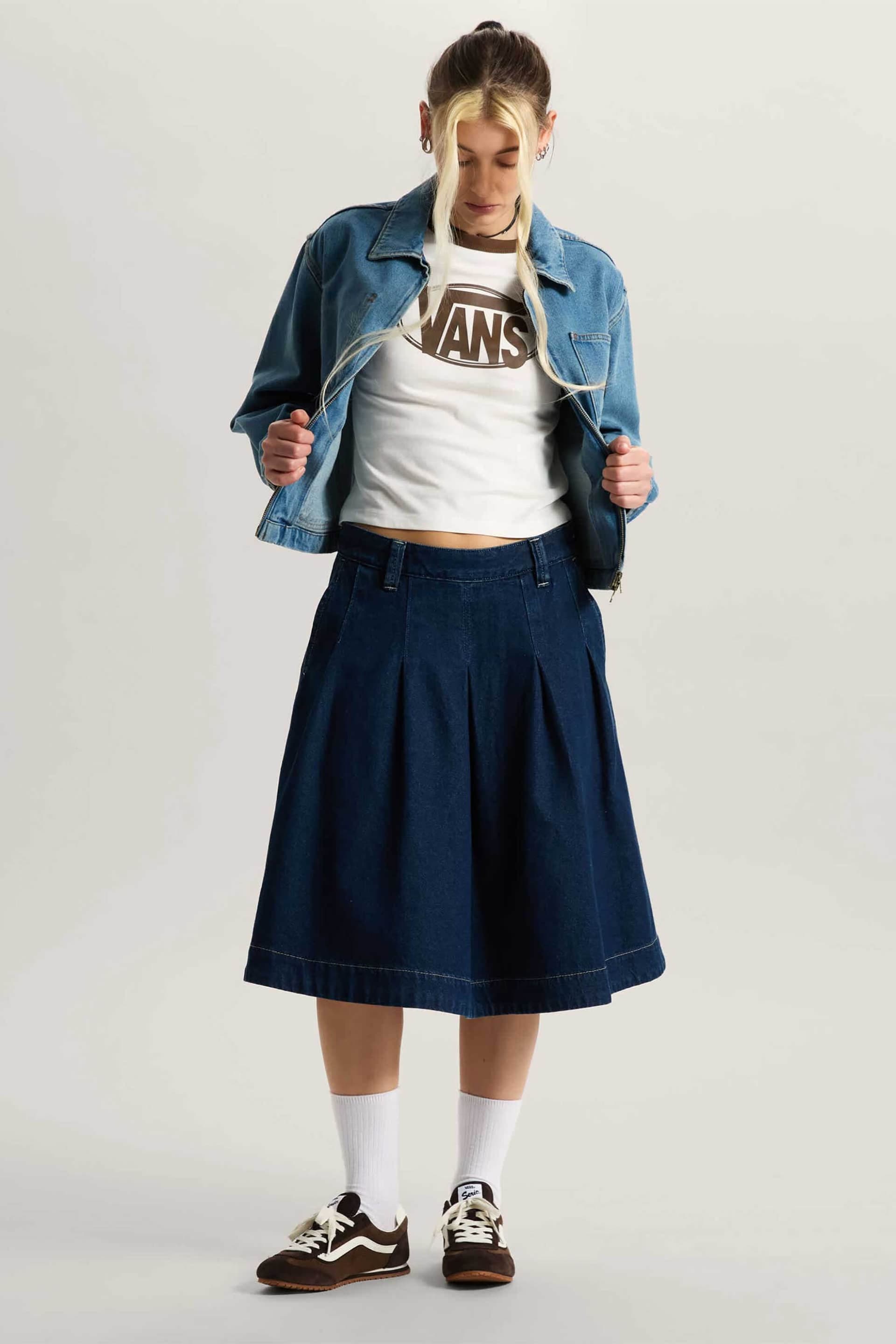 Vans γυναικεία denim midi φούστα "Authentic"