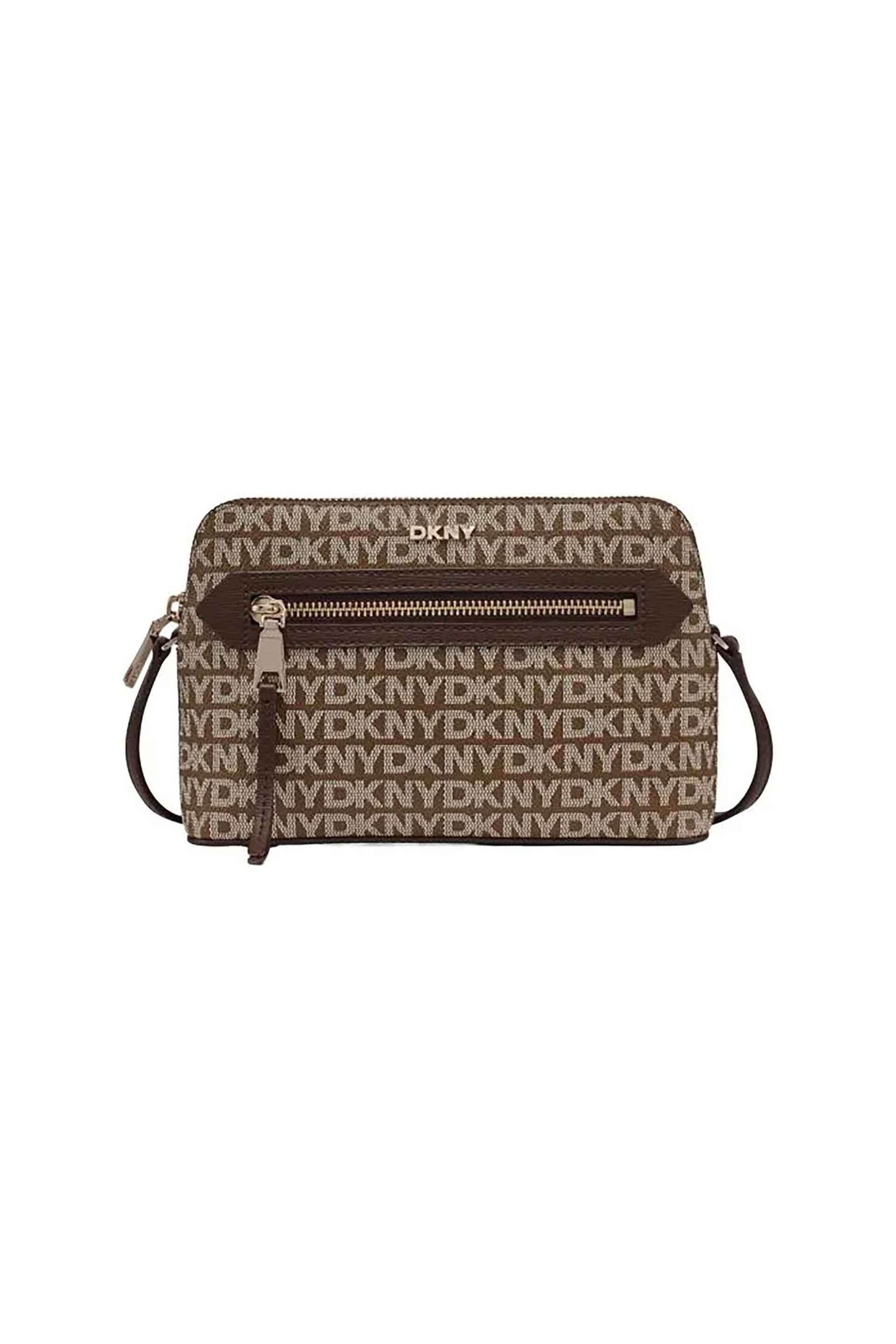 DKNY γυναικεία τσάντα crossbody με all-over logo print "Bryant" | ONE SIZE