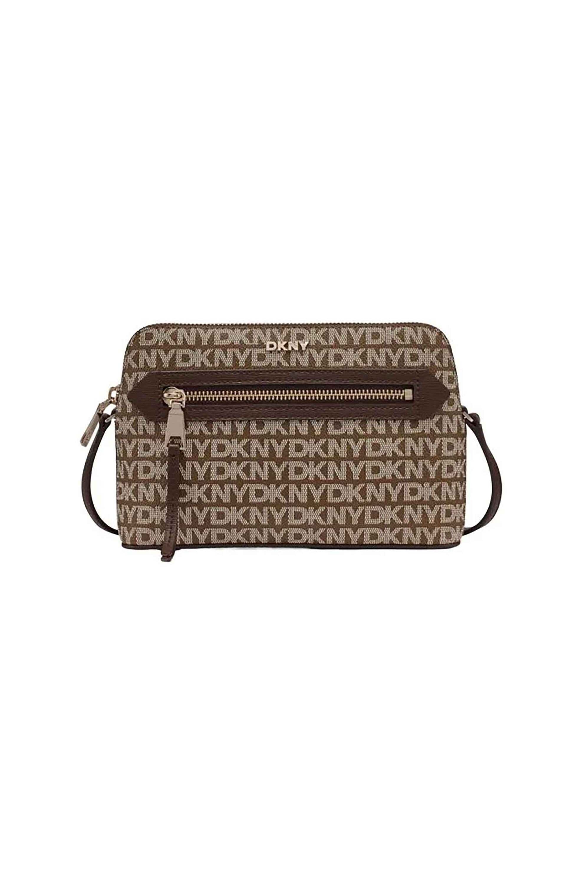 DKNY γυναικεία τσάντα crossbody με all-over logo print "Bryant" | ONE SIZE
