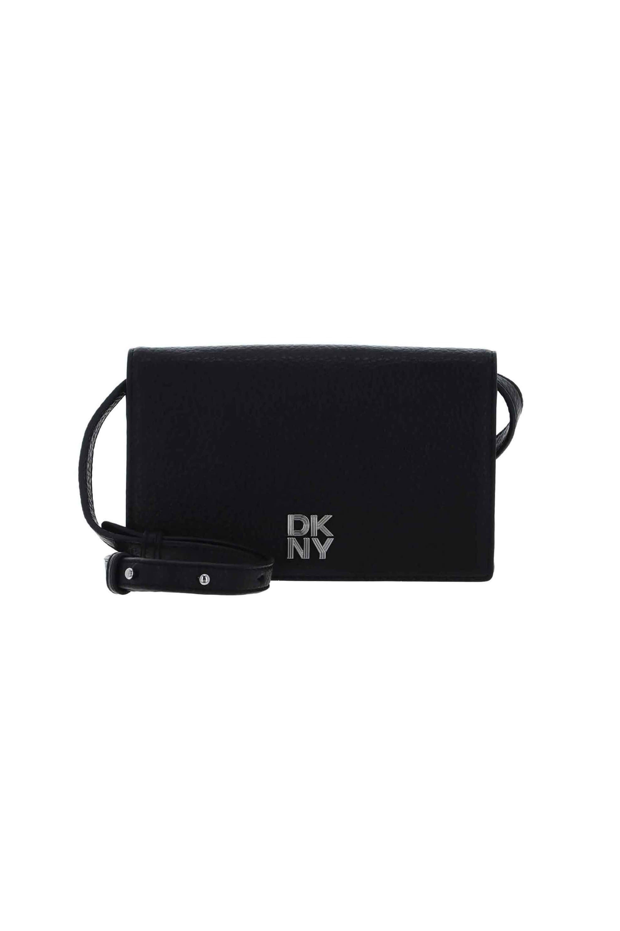 DKNY γυναικείο τσαντάκι clutch με μεταλλικό λογότυπο "Etta" | ONE SIZE