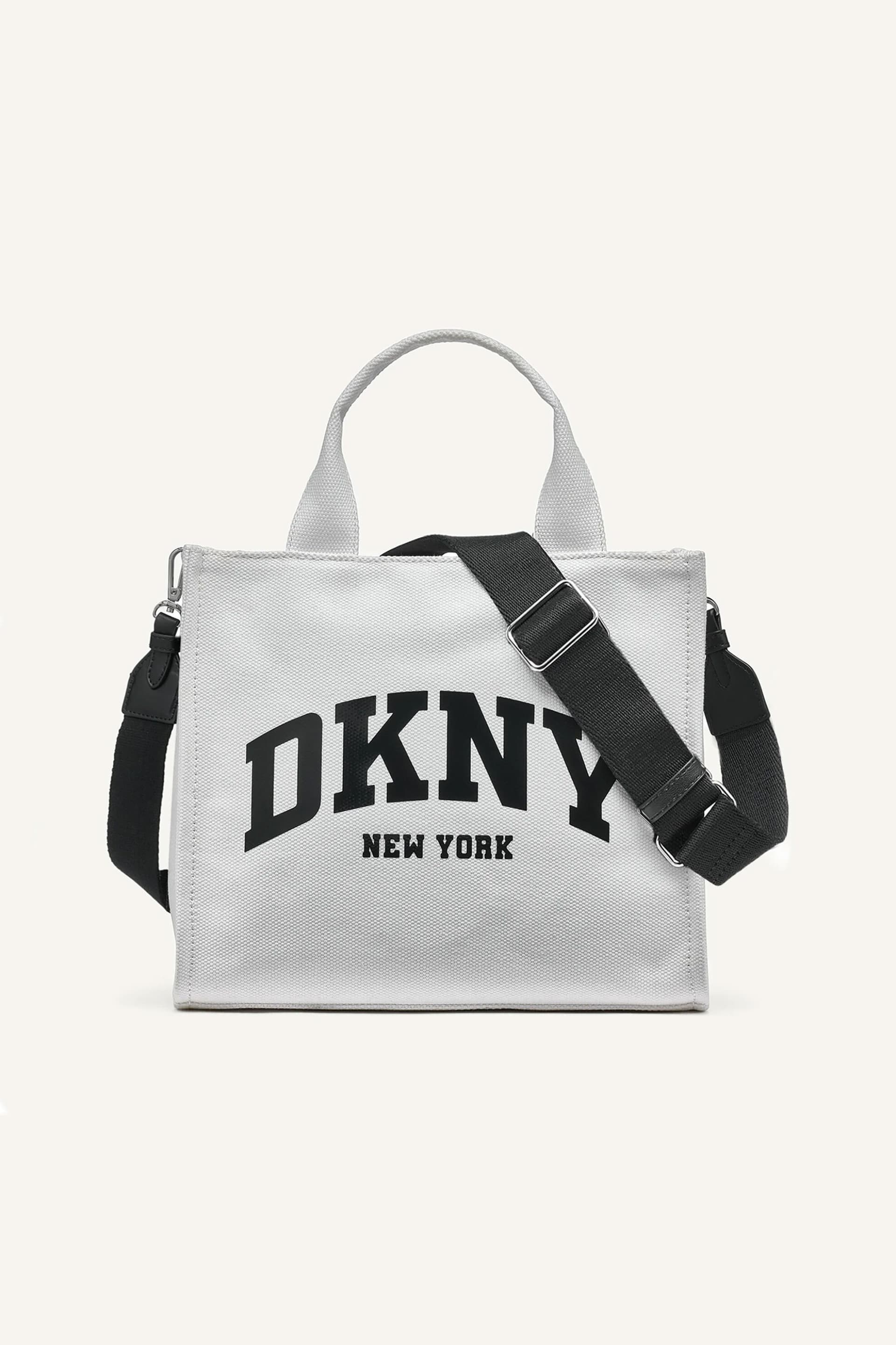 DKNY γυναικεία τσάντα χειρός μονόχρωμη με λογότυπο "Hadlee"