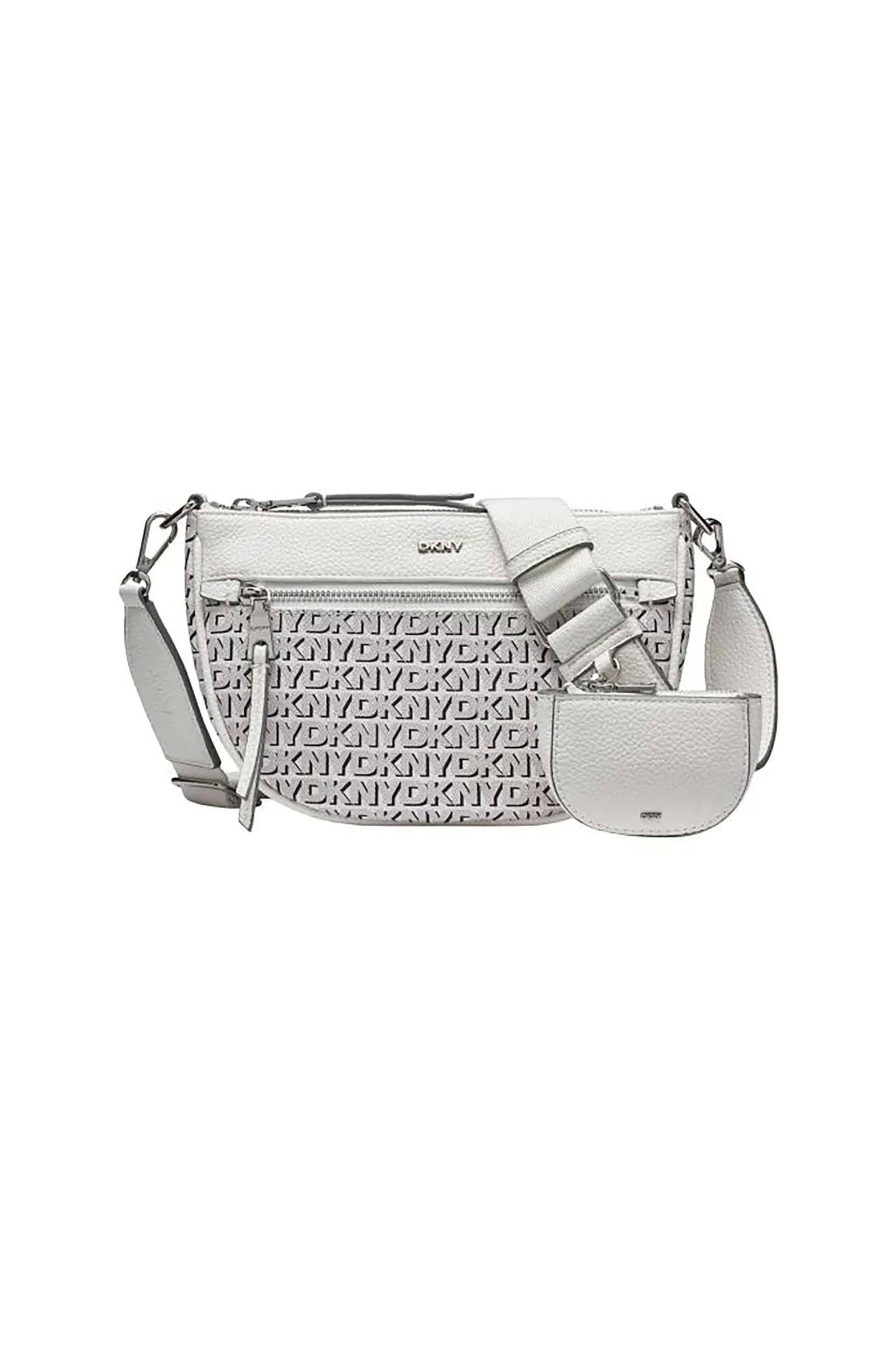 DKNY γυναικεία τσάντα crossbody με all-over logo print "Zoie"