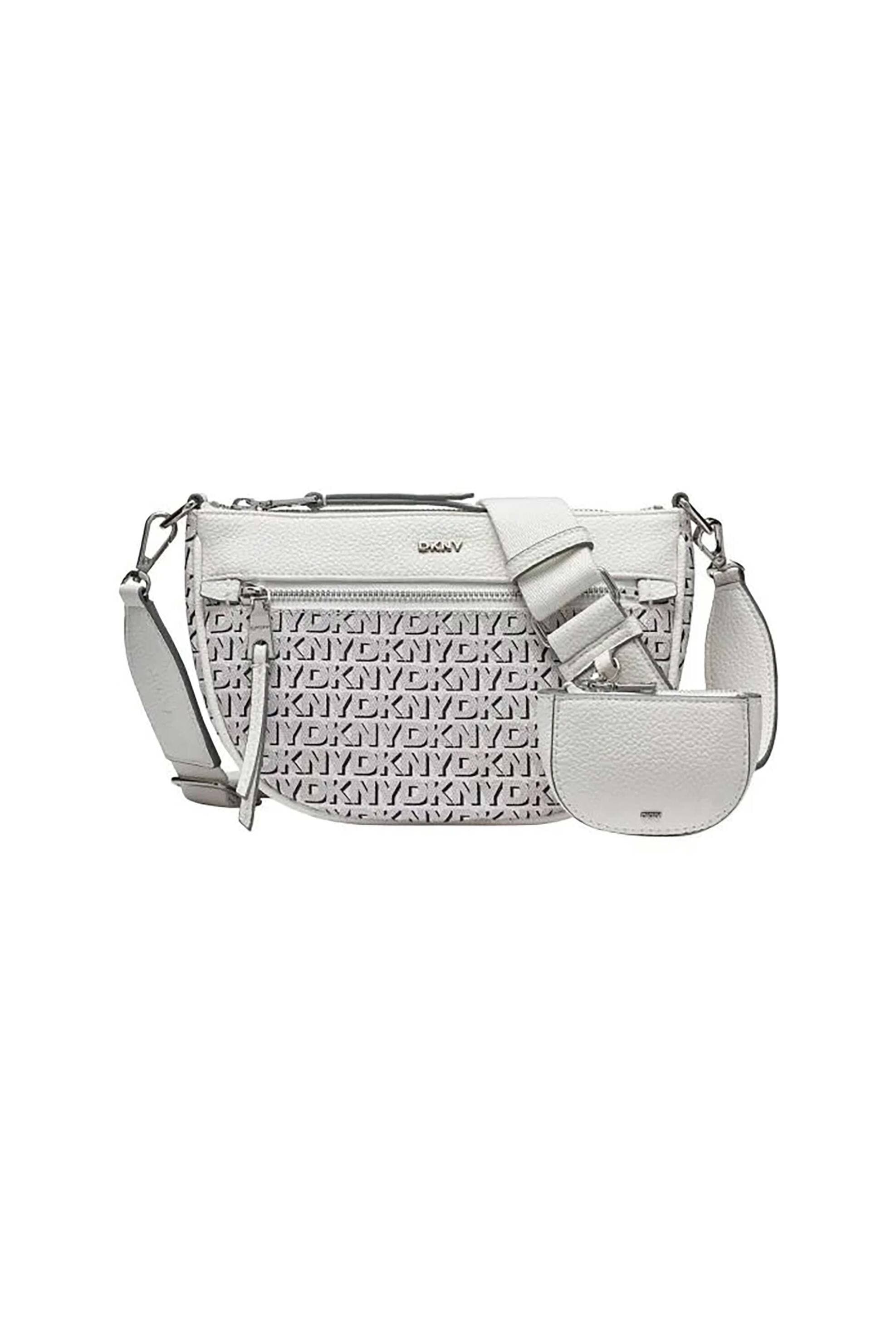 DKNY γυναικεία τσάντα crossbody με all-over logo print "Zoie"