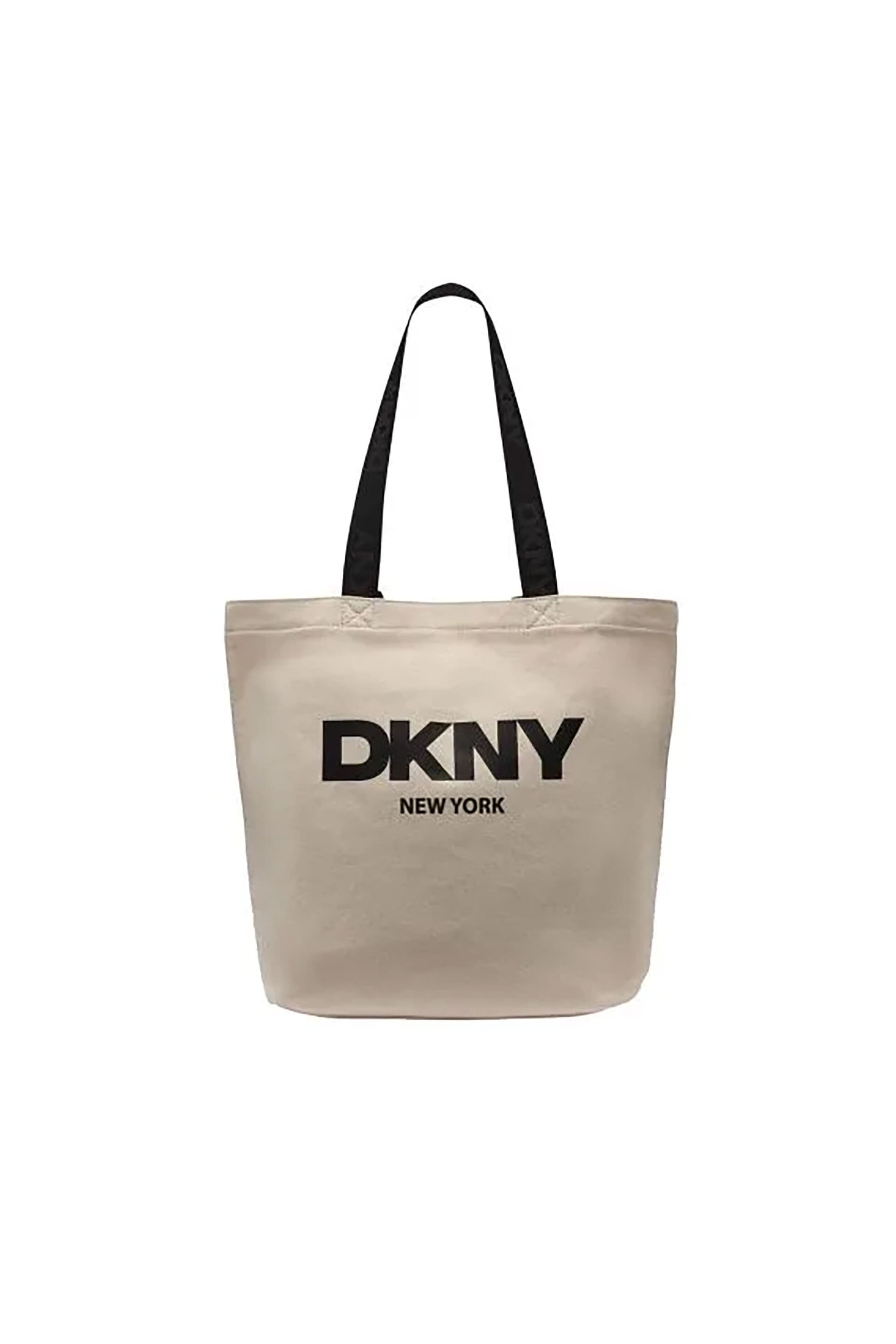 DKNY γυναικεία τσάντα tote με logo print "Izzy"