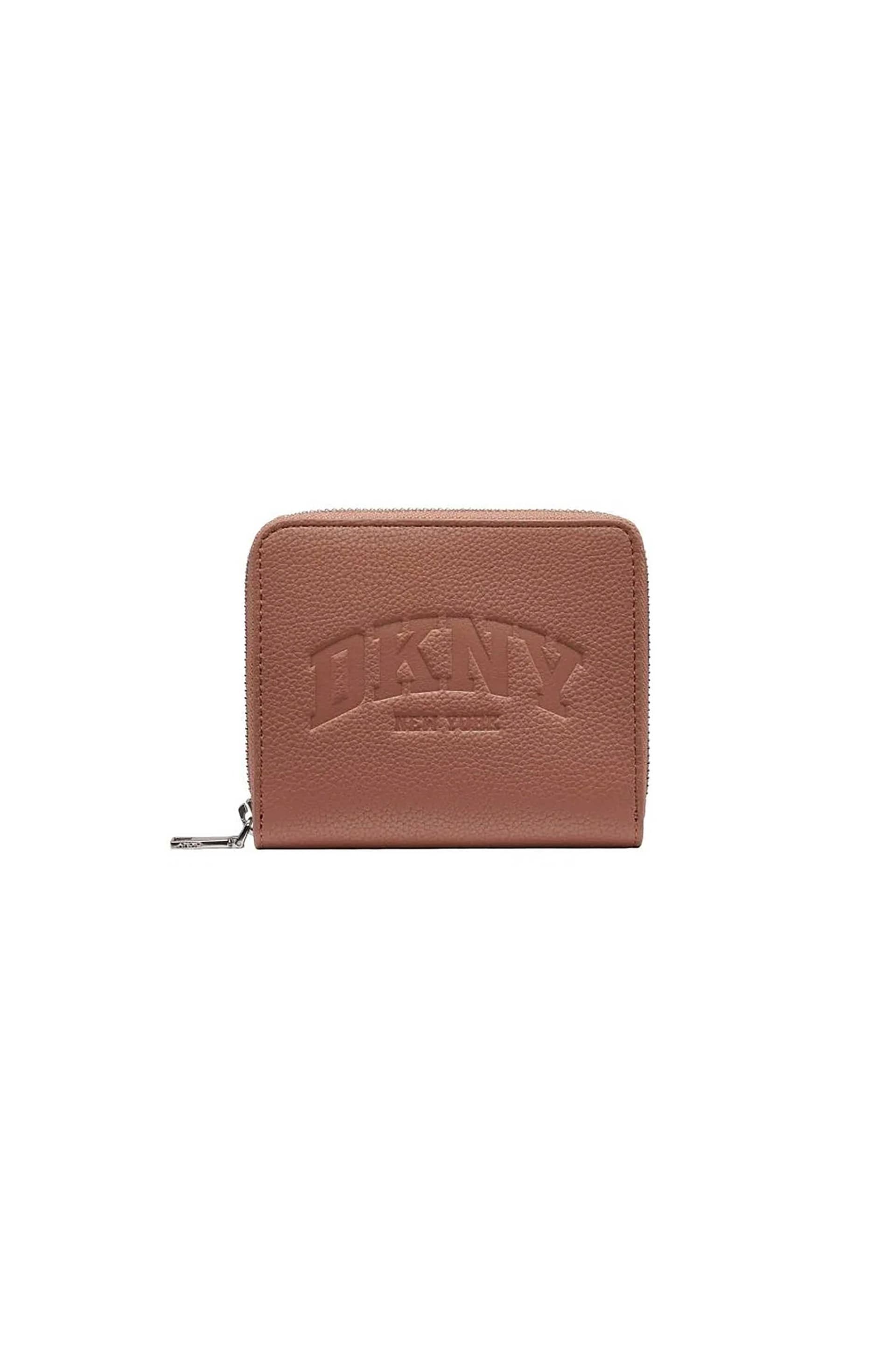 DKNY γυναικείο πορτοφόλι με ανάγλυφο λογότυπο "Hadlee"