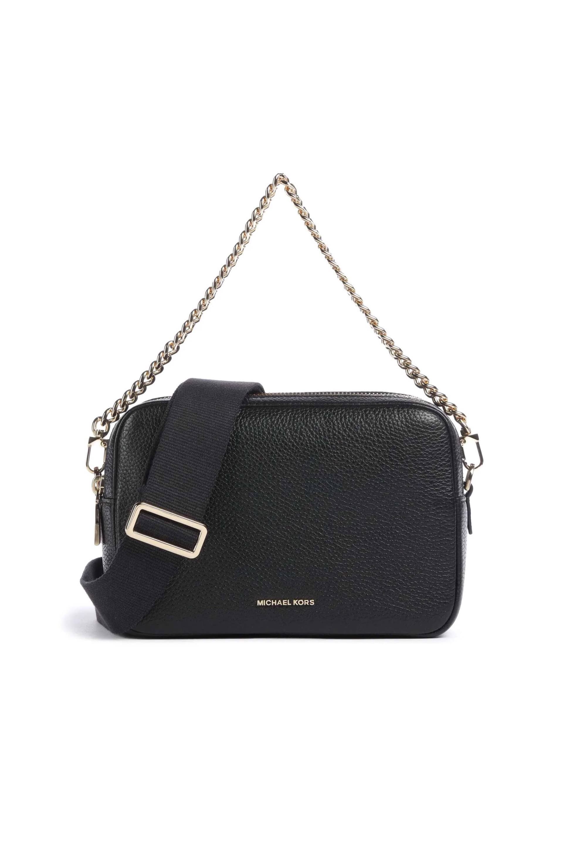 Michael Kors γυναικεία δερμάτινη τσάντα crossbody με μεταλλικό λογότυπο "Bryant" | ONE SIZE