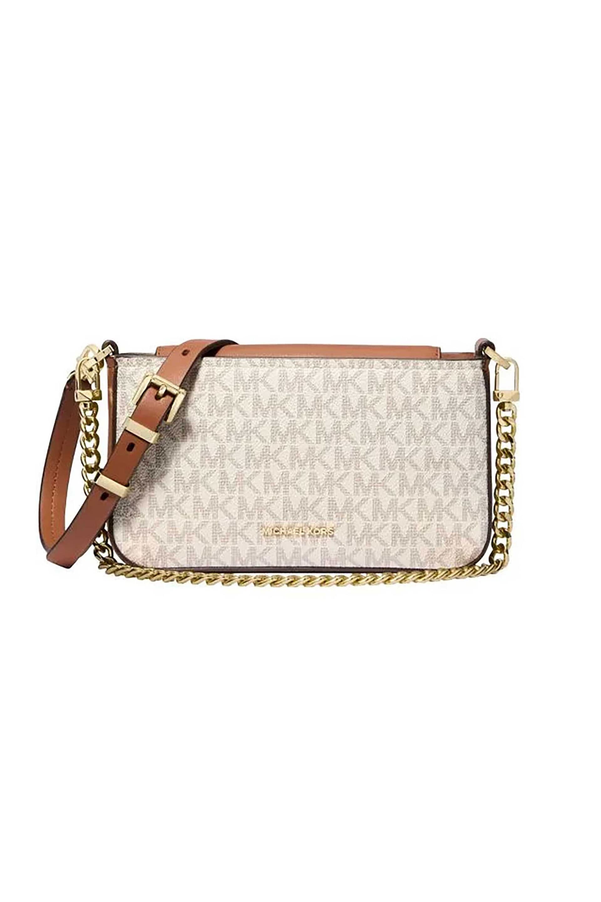 Michael Kors γυναικεία τσάντα crossbody με all-over monogram και μεταλλικό λογότυπο "Bryant Signature" | ONE SIZE