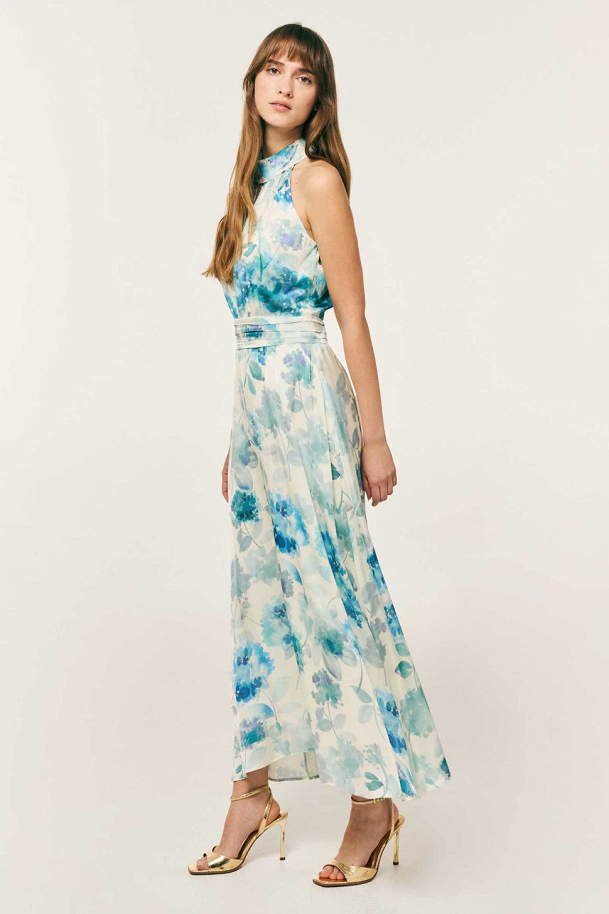 Forel γυναικείο φόρεμα με floral print