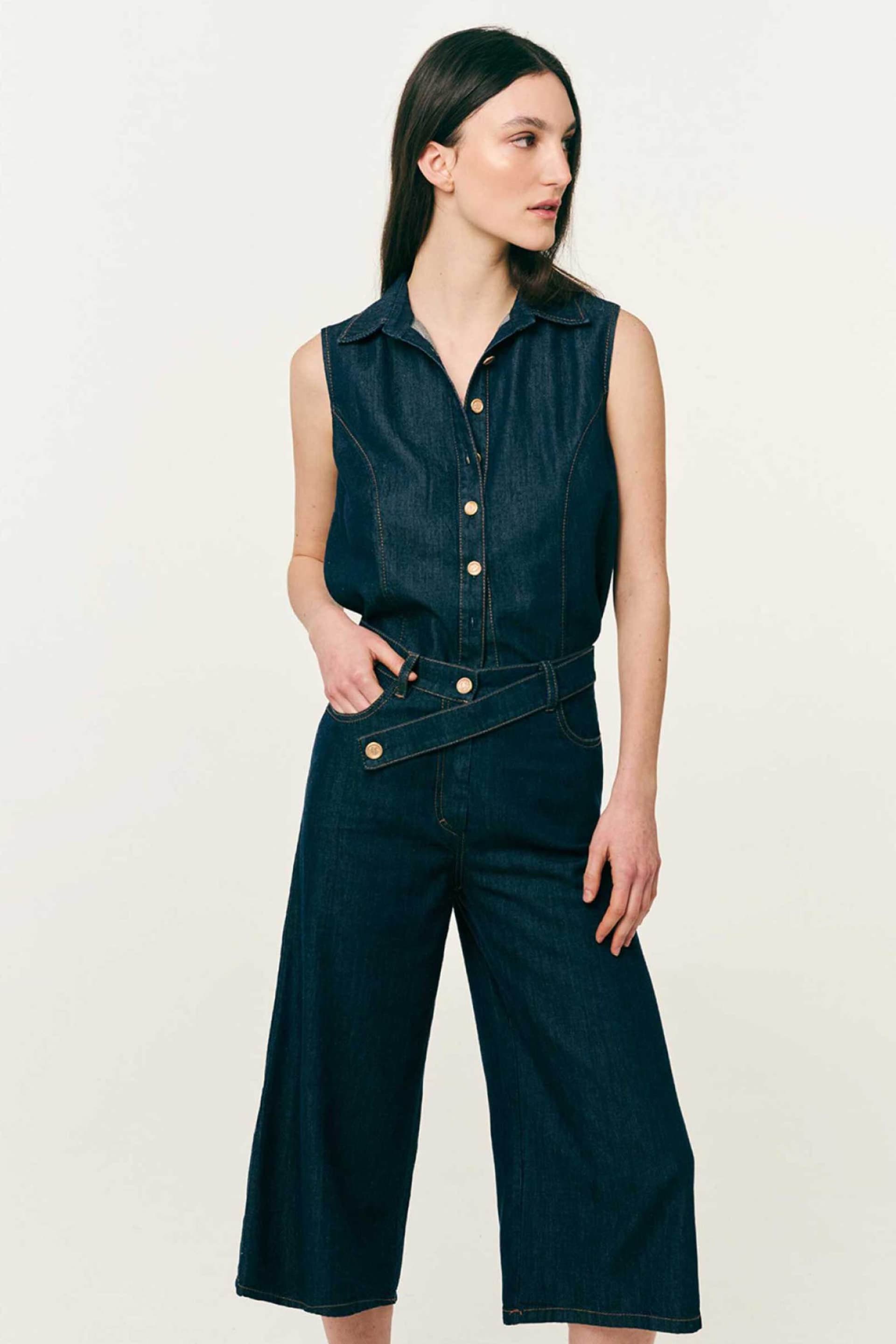 Forel γυναικείο denim γιλέκο