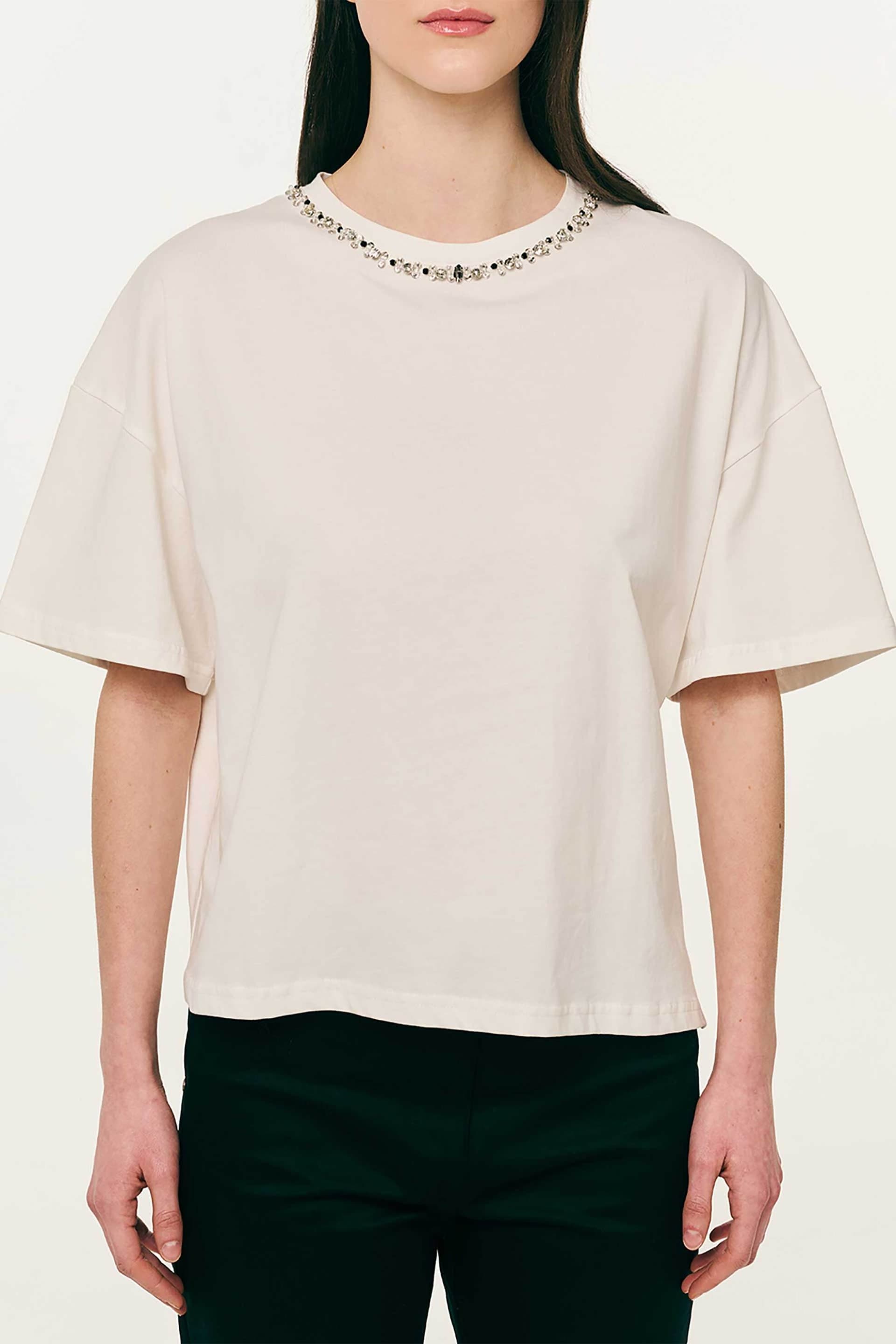 Forel γυναικείo T-shirt με στρας | ONE SIZE