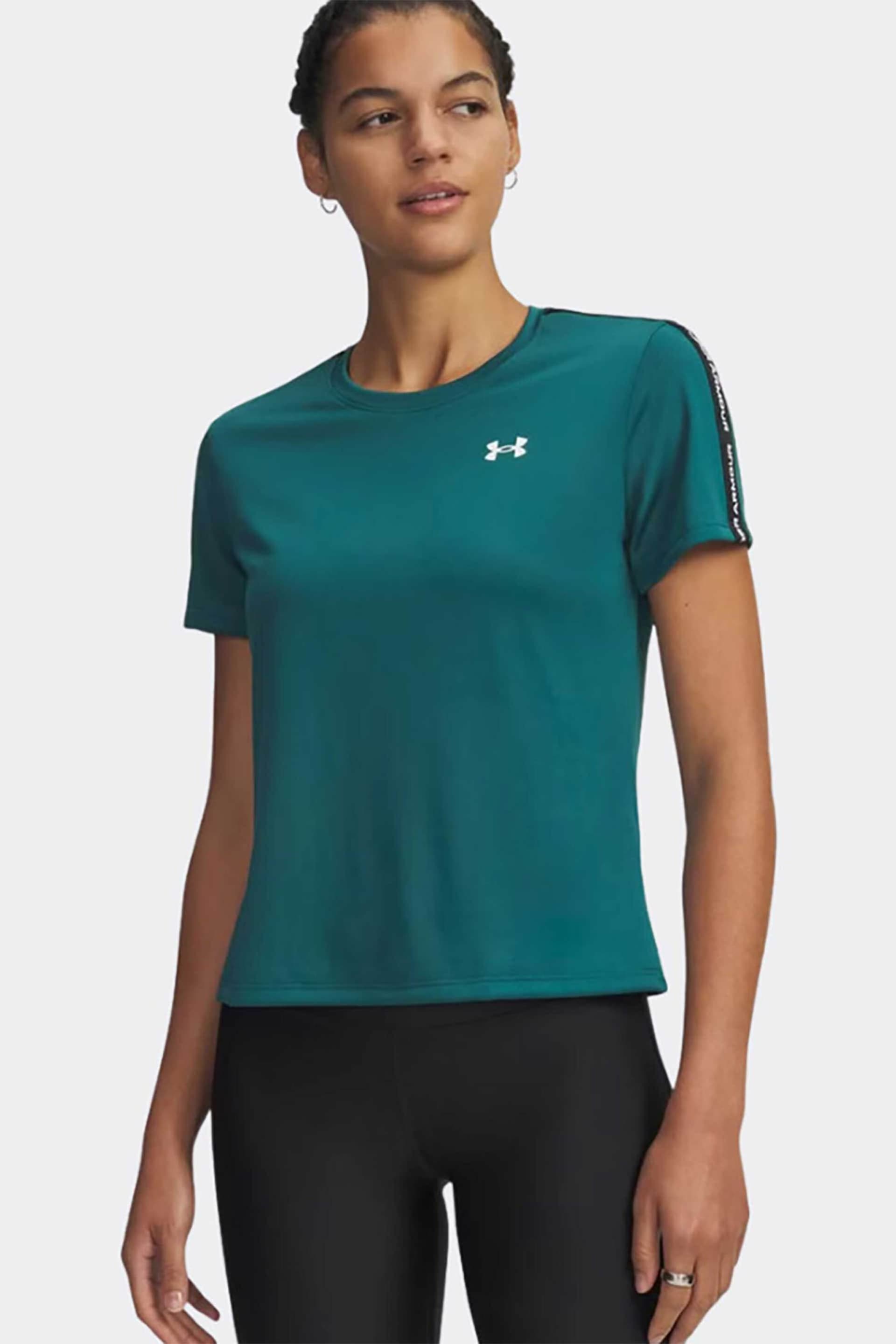 Under Armour γυναικείο T-shirt με logo tape Loose Fit "UA Tech Workmark Tape™"