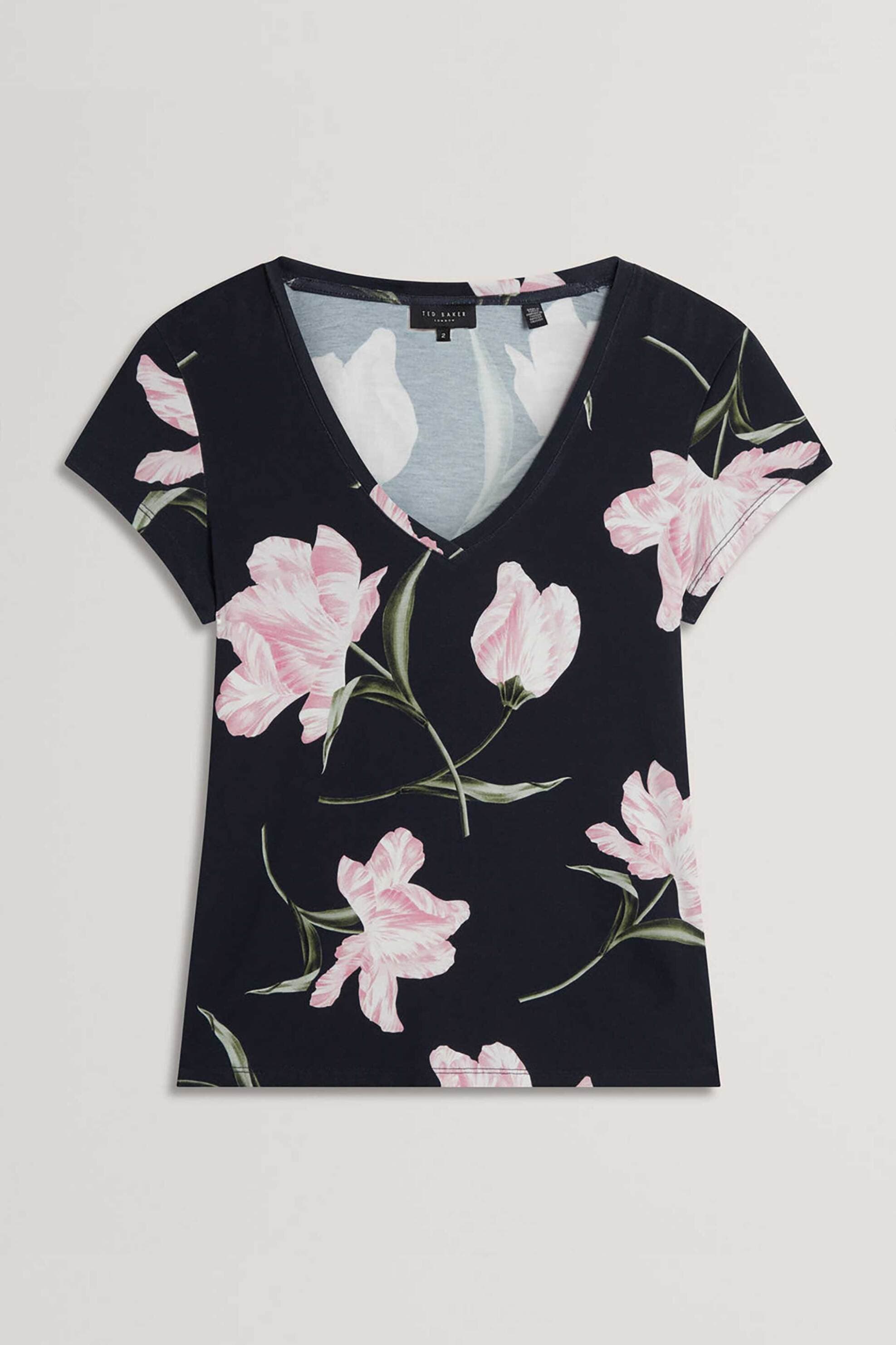 Ted Baker γυναικεία μπλούζα με floral print "Vaiiley"