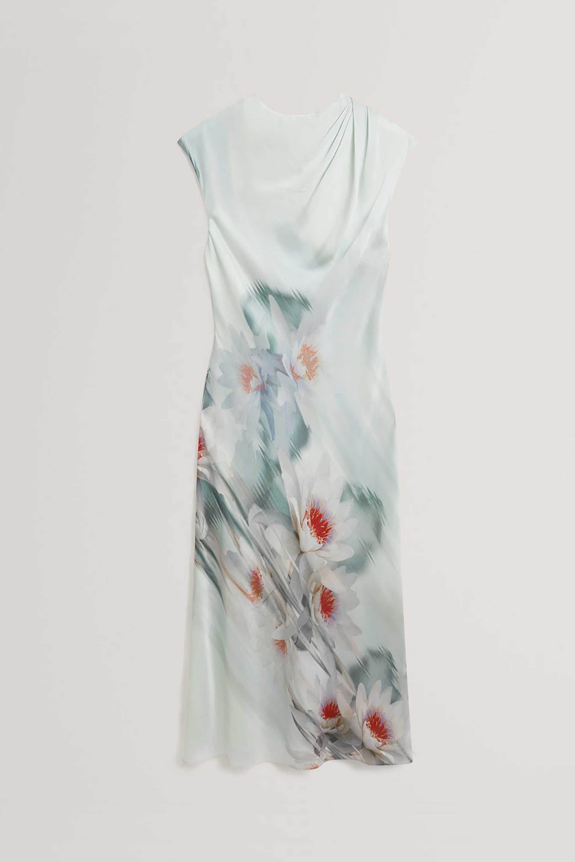 Ted Baker γυναικείο midi αμάνικο φόρεμα με floral print "Shayyla"