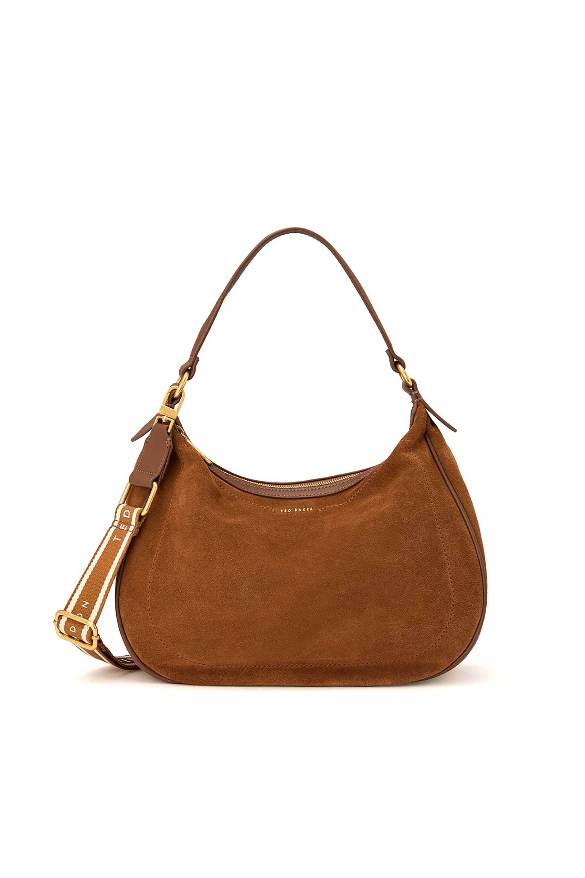 Ted Baker γυναικεία hobo suede τσάντα ''Samiyra Webbing'' | ONE SIZE