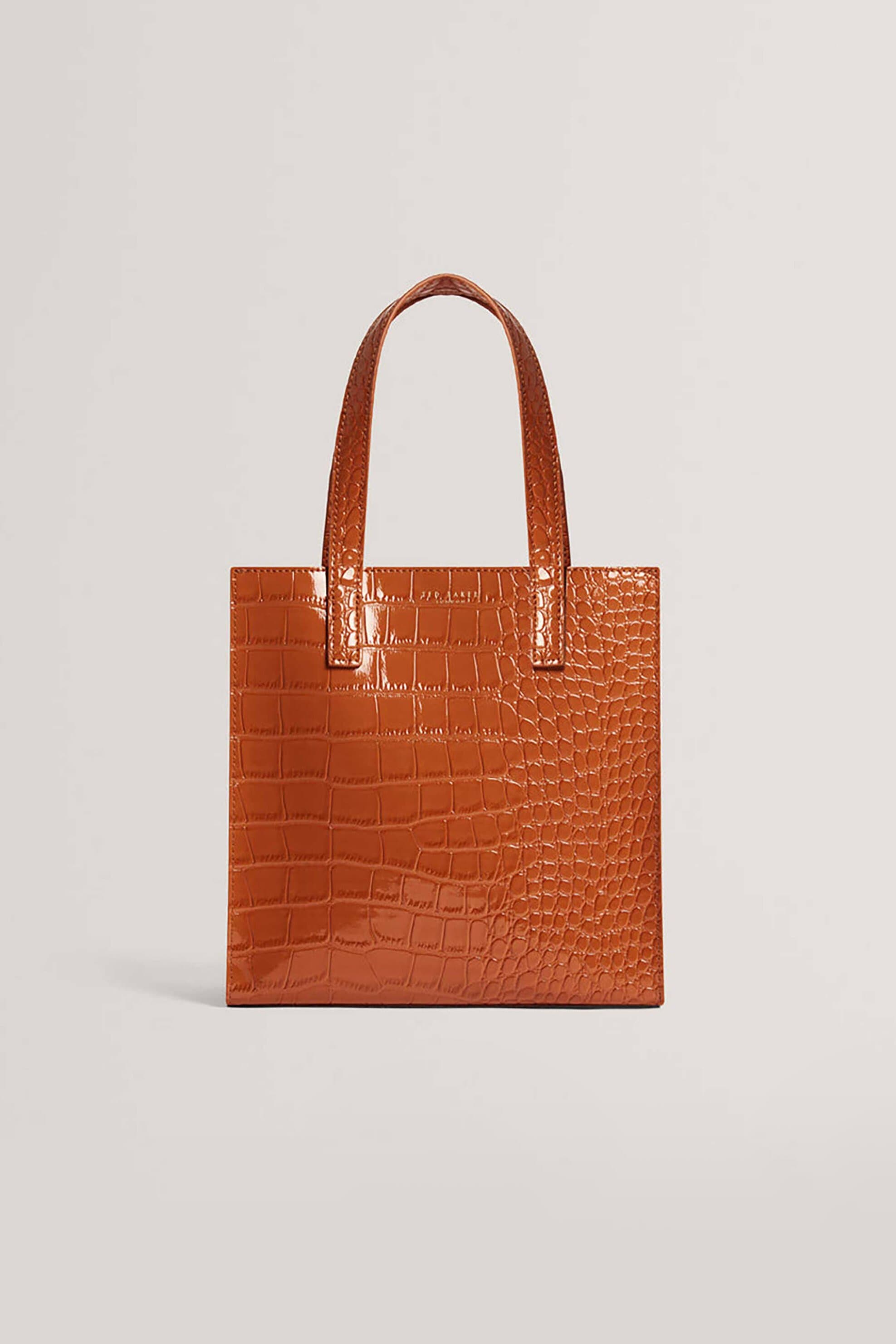 Ted Baker γυναικεία τσάντα ώμου με κροκό σχέδιο "Wenonaa" | ONE SIZE