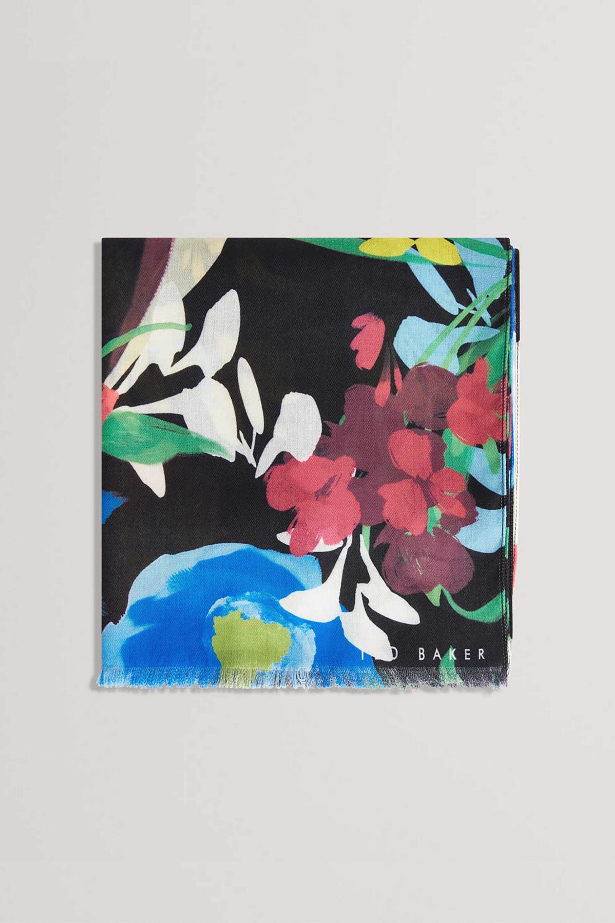 Ted Baker γυναικείο φουλάρι με all-over print "Sandyys" - 284077 Μαύρο | ONE SIZE