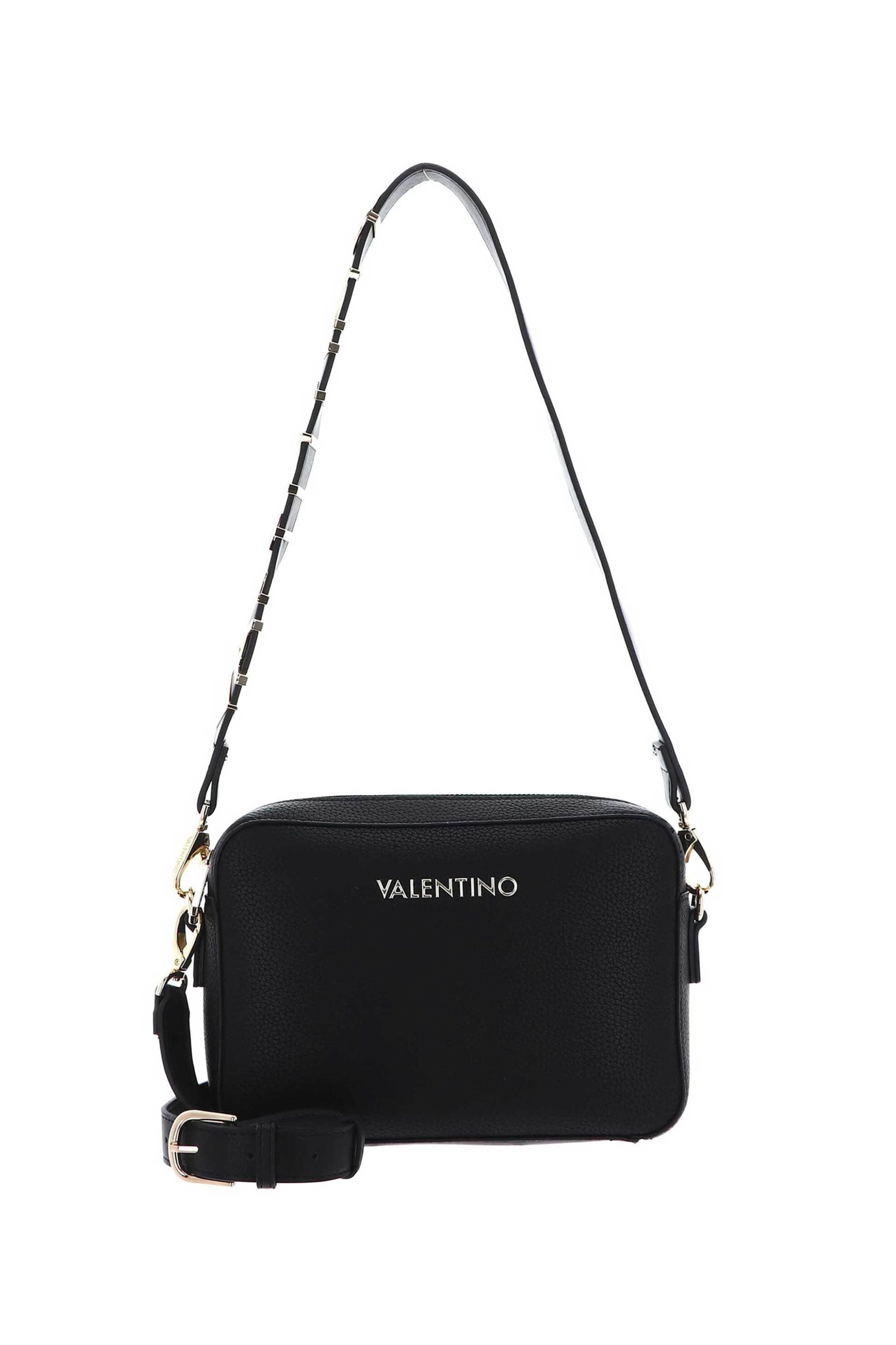 Valentino γυναικεία τσάντα ώμου/crossbody με μεταλλικό λογότυπο "Alexia Camera"